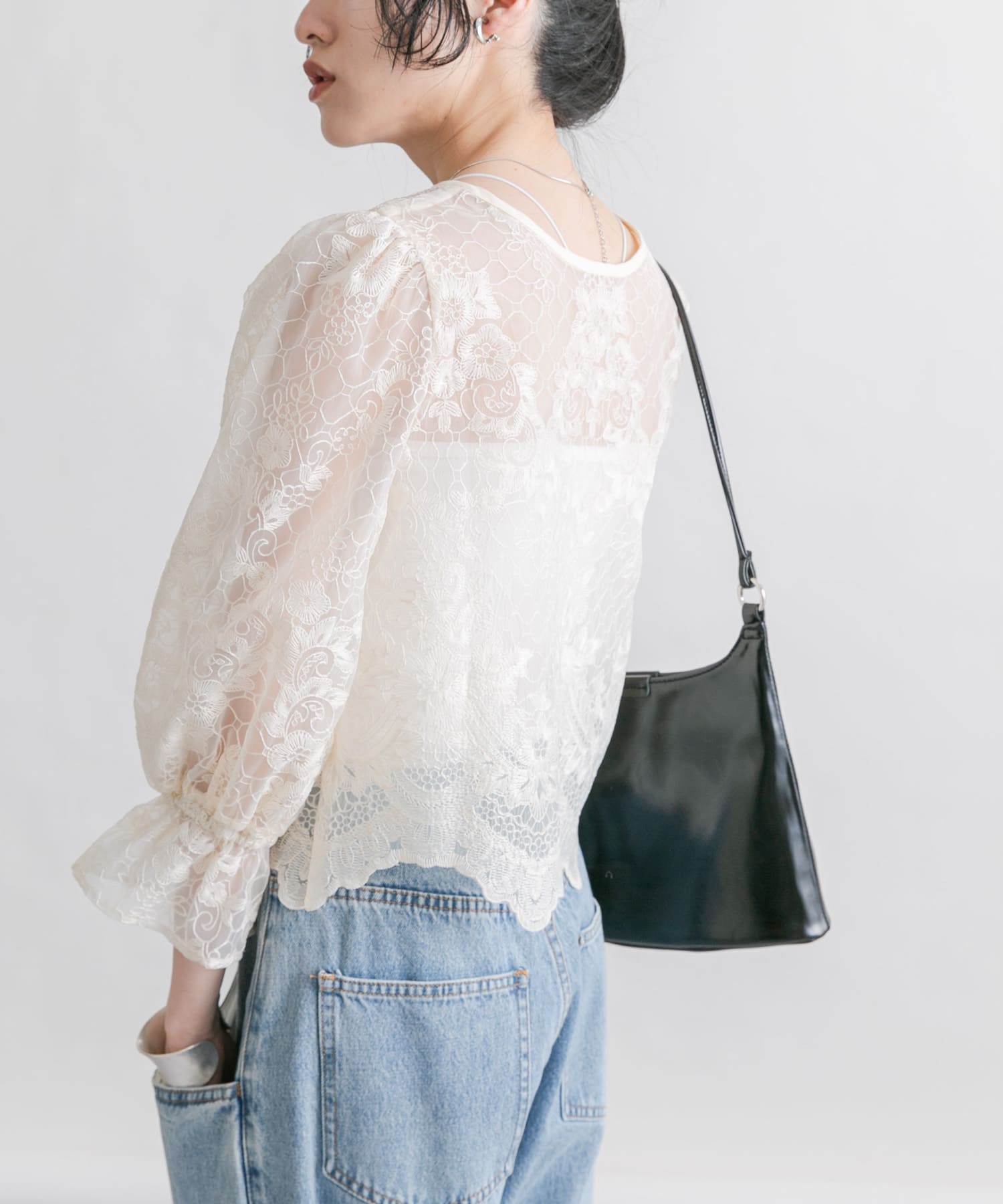 身長：160cm サイズ：one