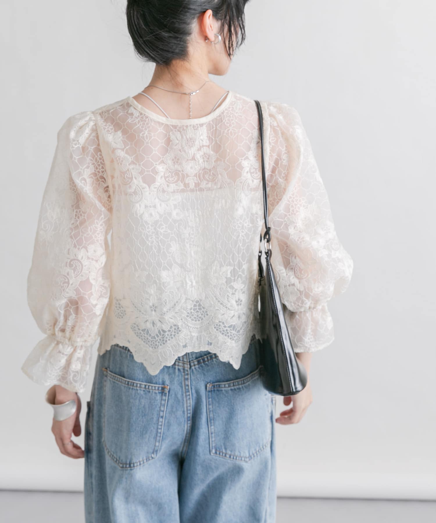 身長：160cm サイズ：one