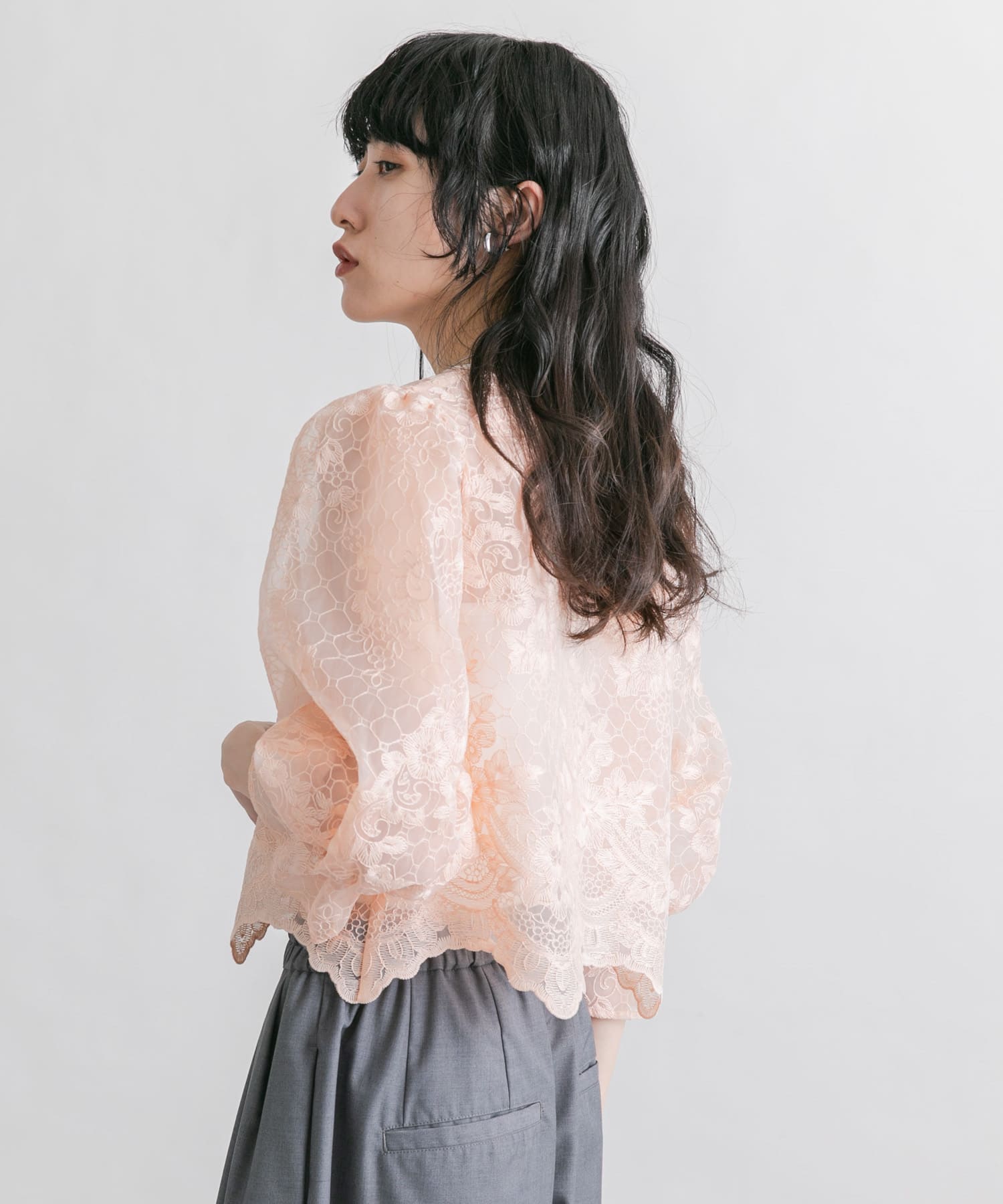 身長：160cm サイズ：one