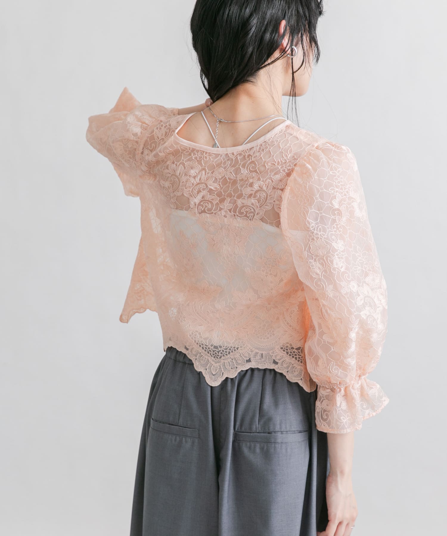 身長：160cm サイズ：one