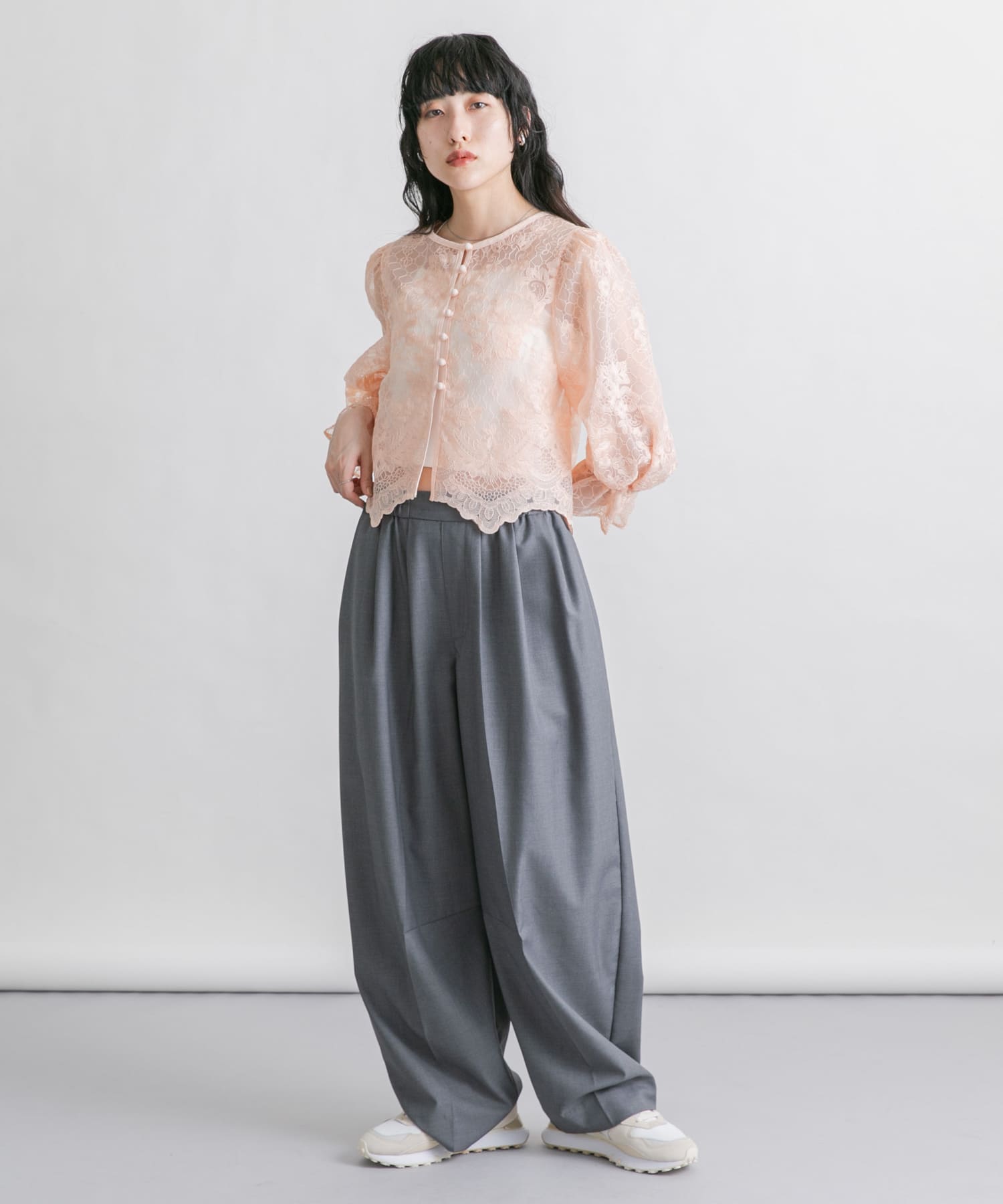 身長：160cm サイズ：one