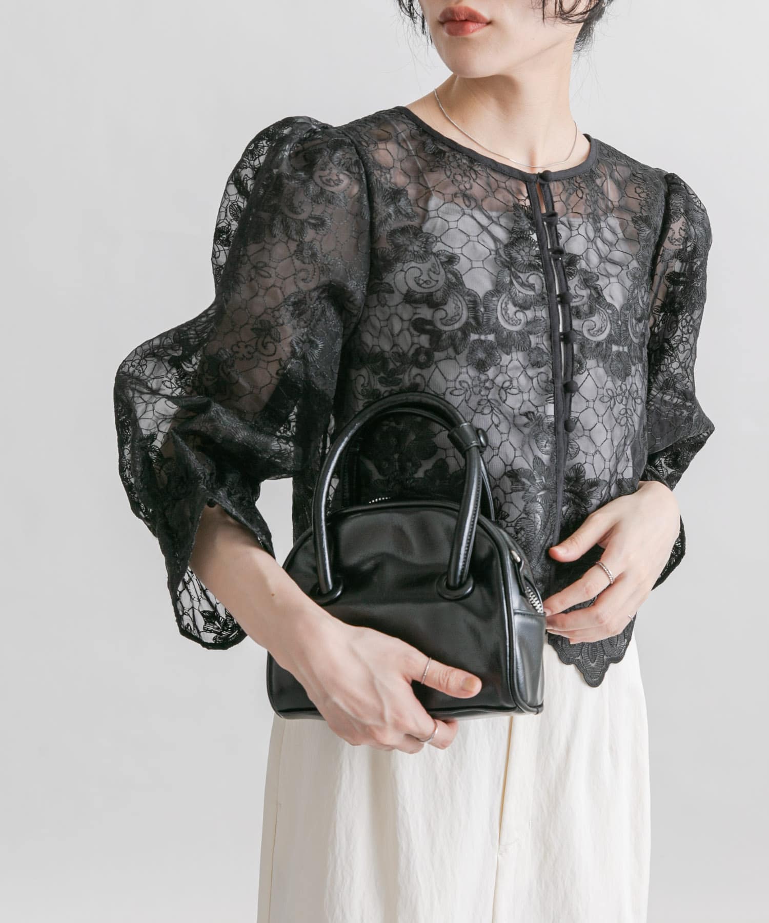 身長：160cm サイズ：one