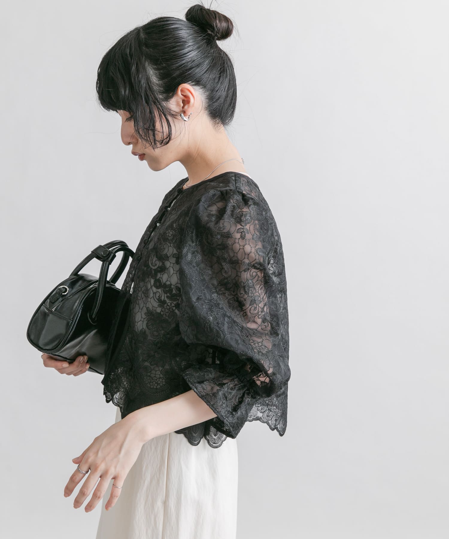 身長：160cm サイズ：one