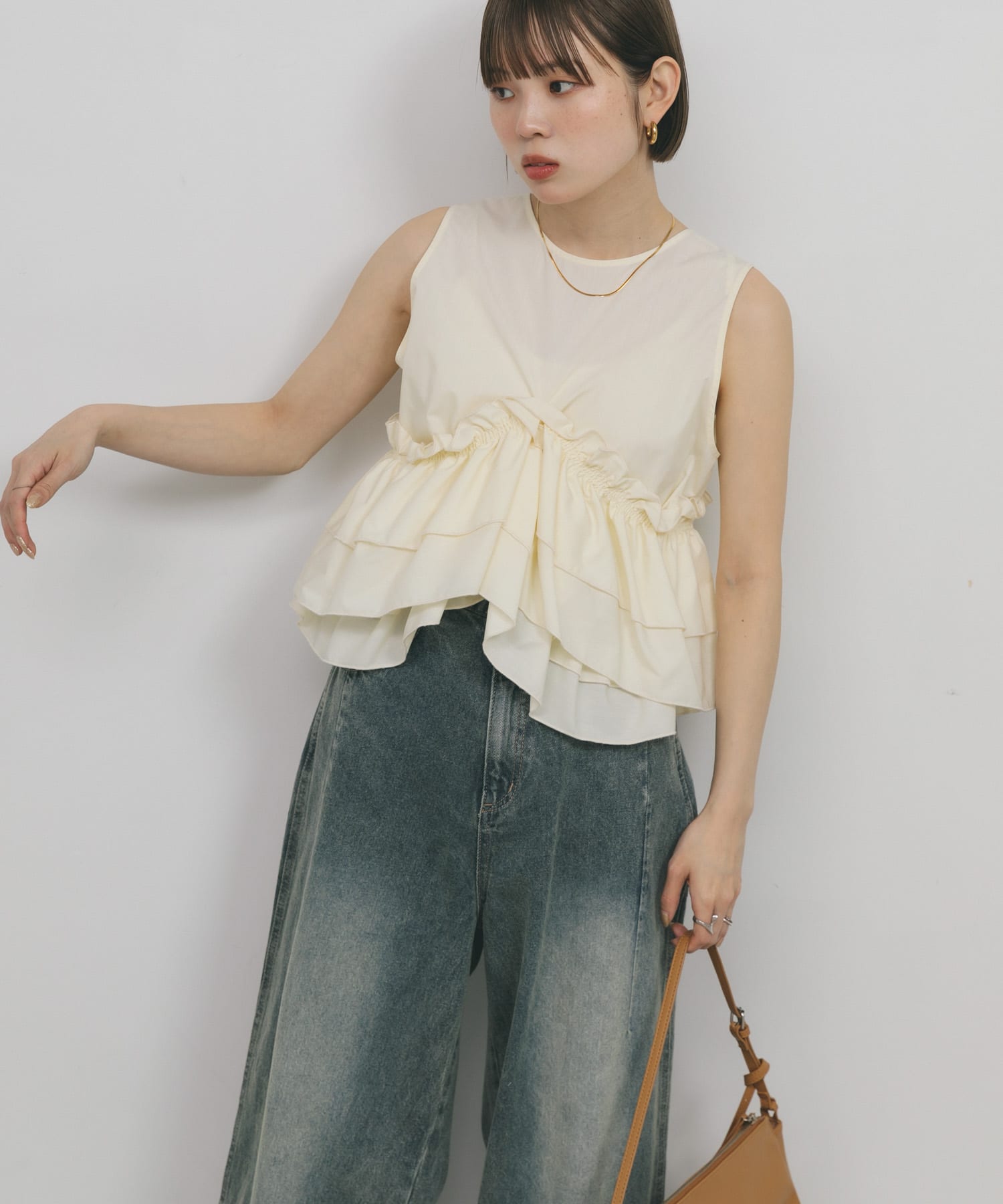 身長：153cm サイズ：one