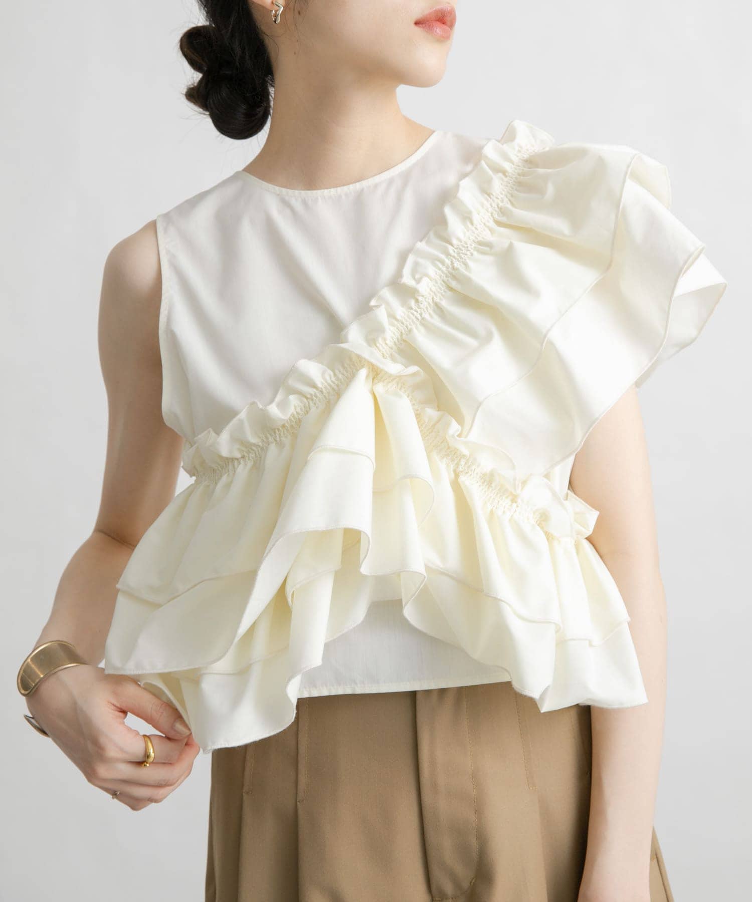 身長：160cm サイズ：one
