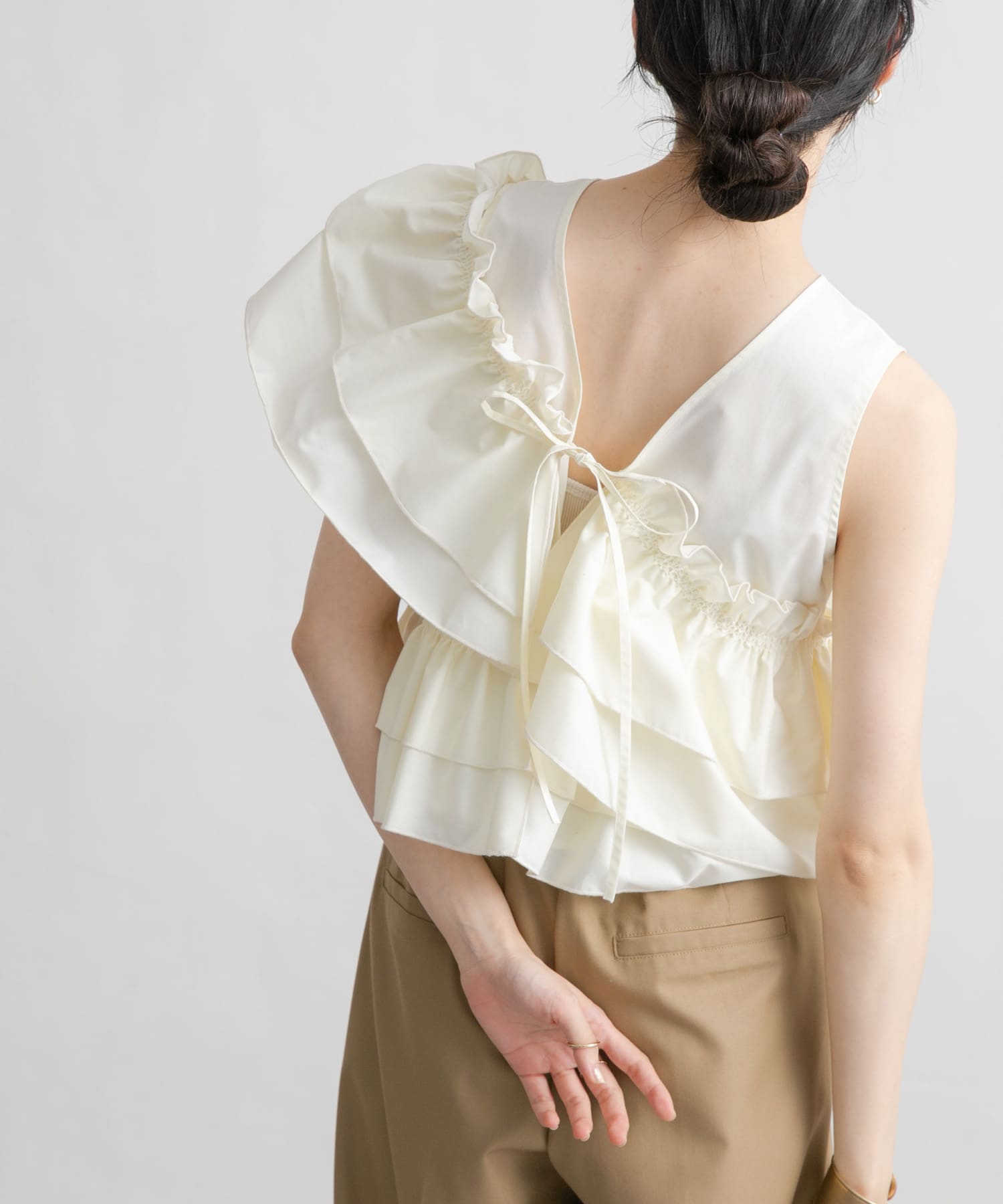 身長：160cm サイズ：one