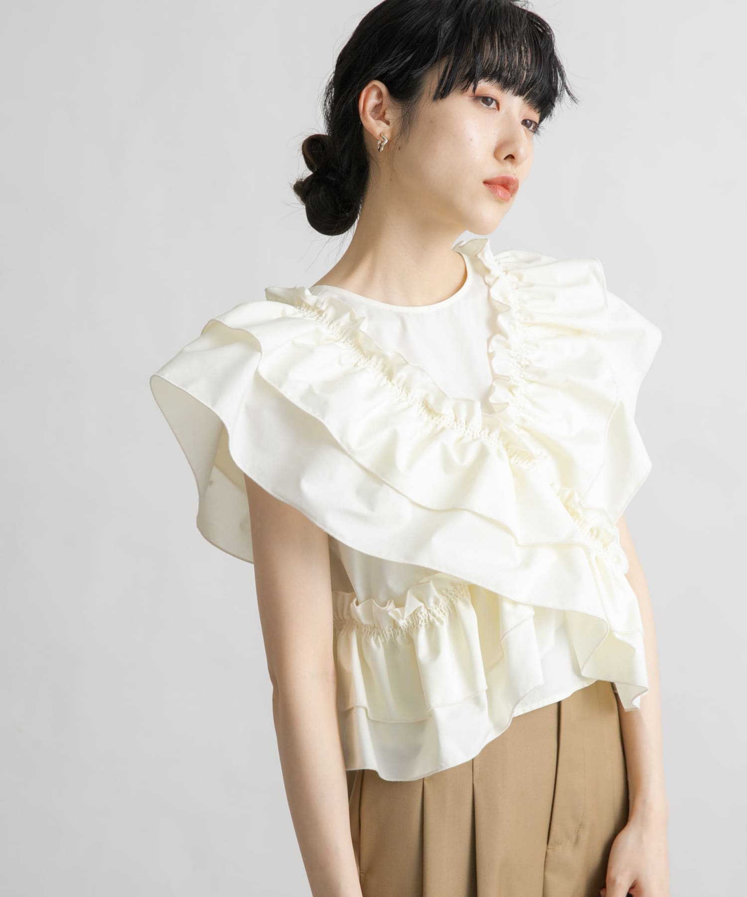 身長：160cm サイズ：one