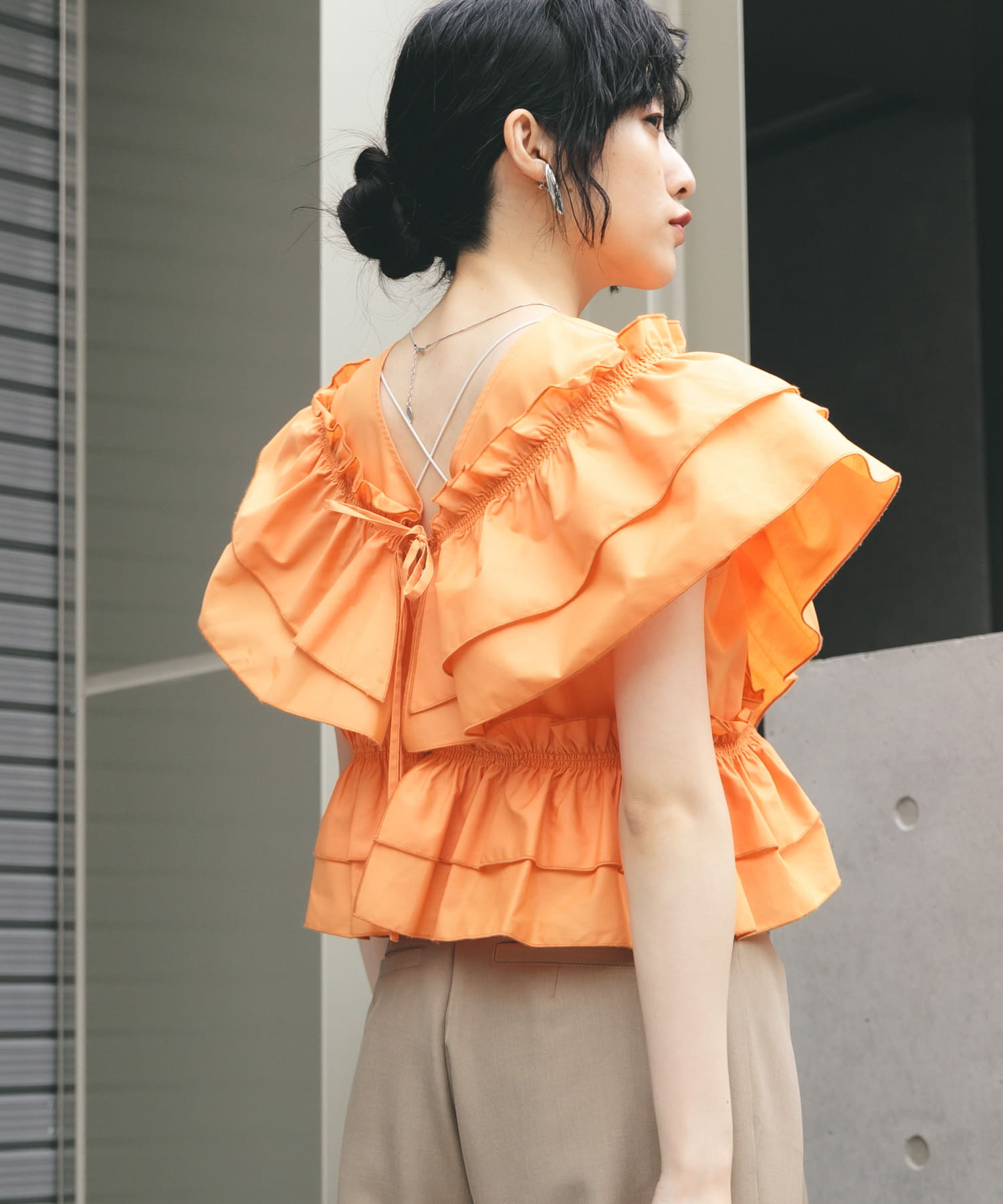 身長：160cm サイズ：one