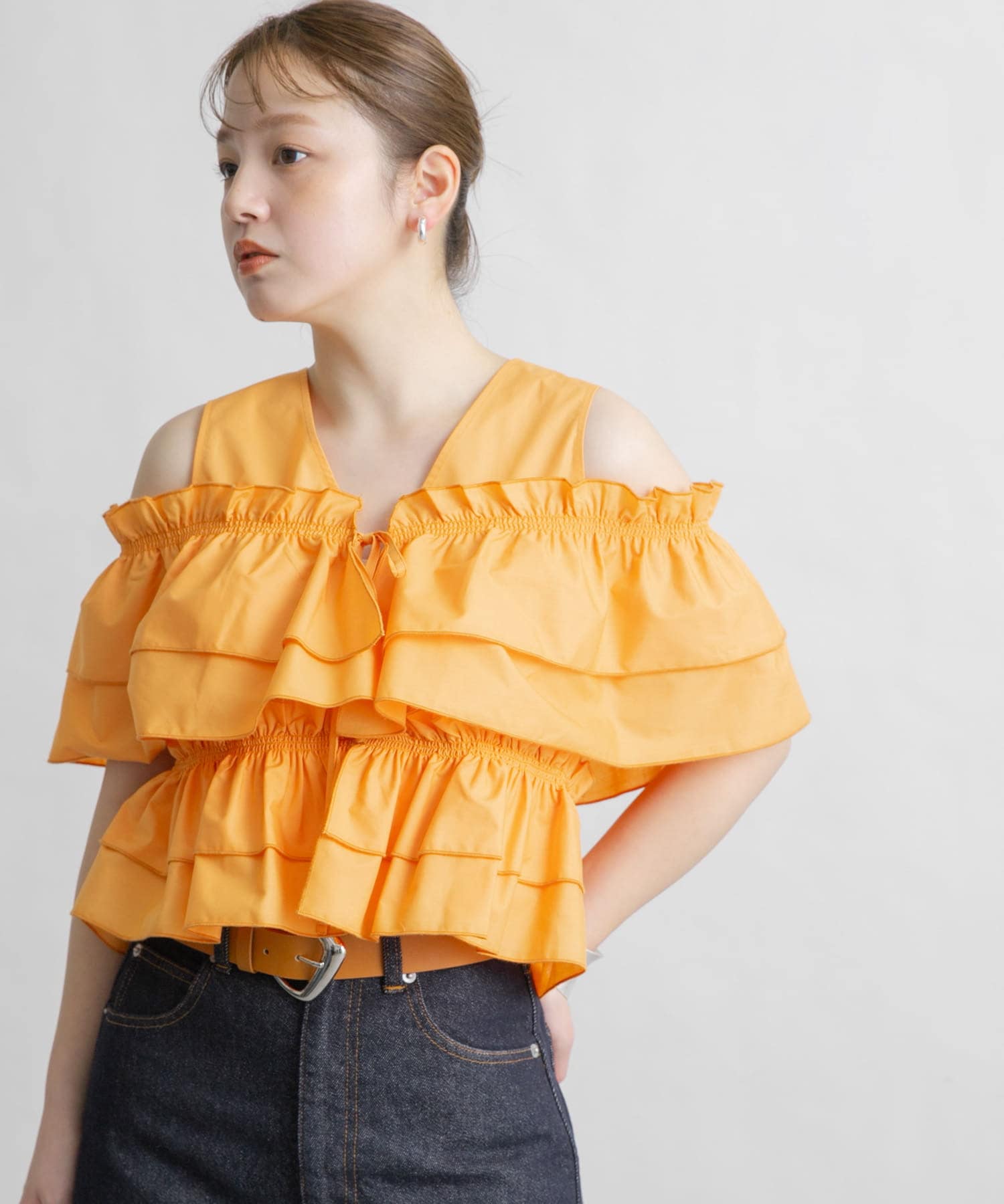 身長：160cm サイズ：one