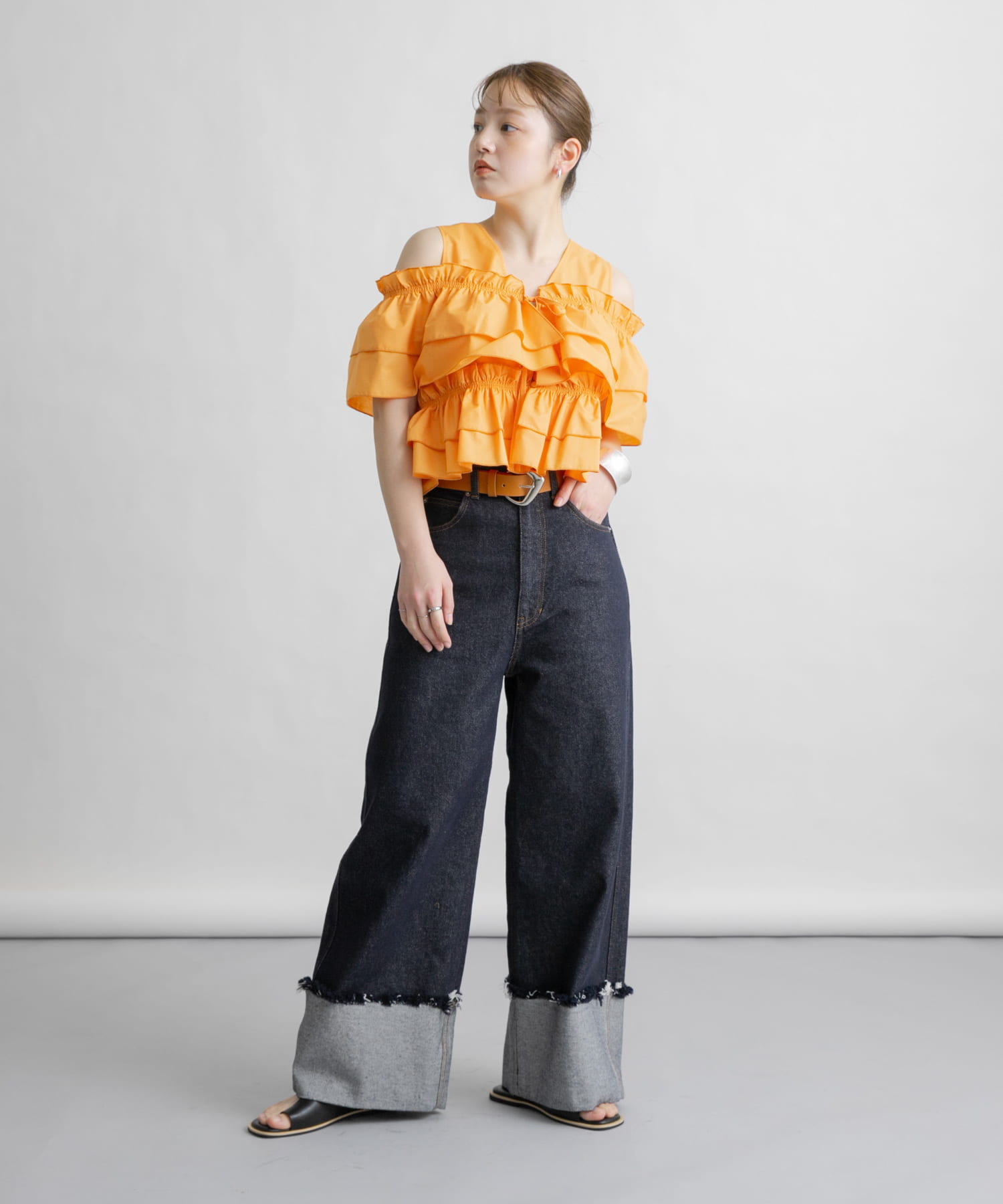 身長：160cm サイズ：one