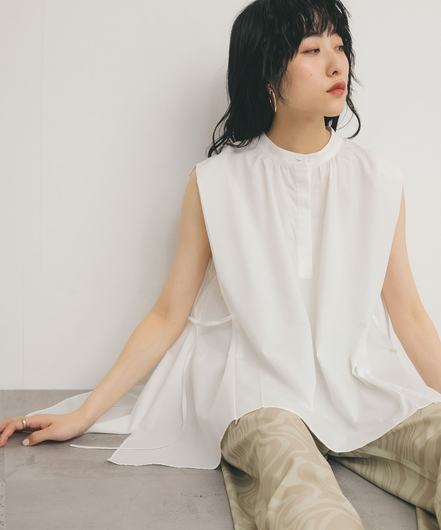 身長：160cm サイズ：one
