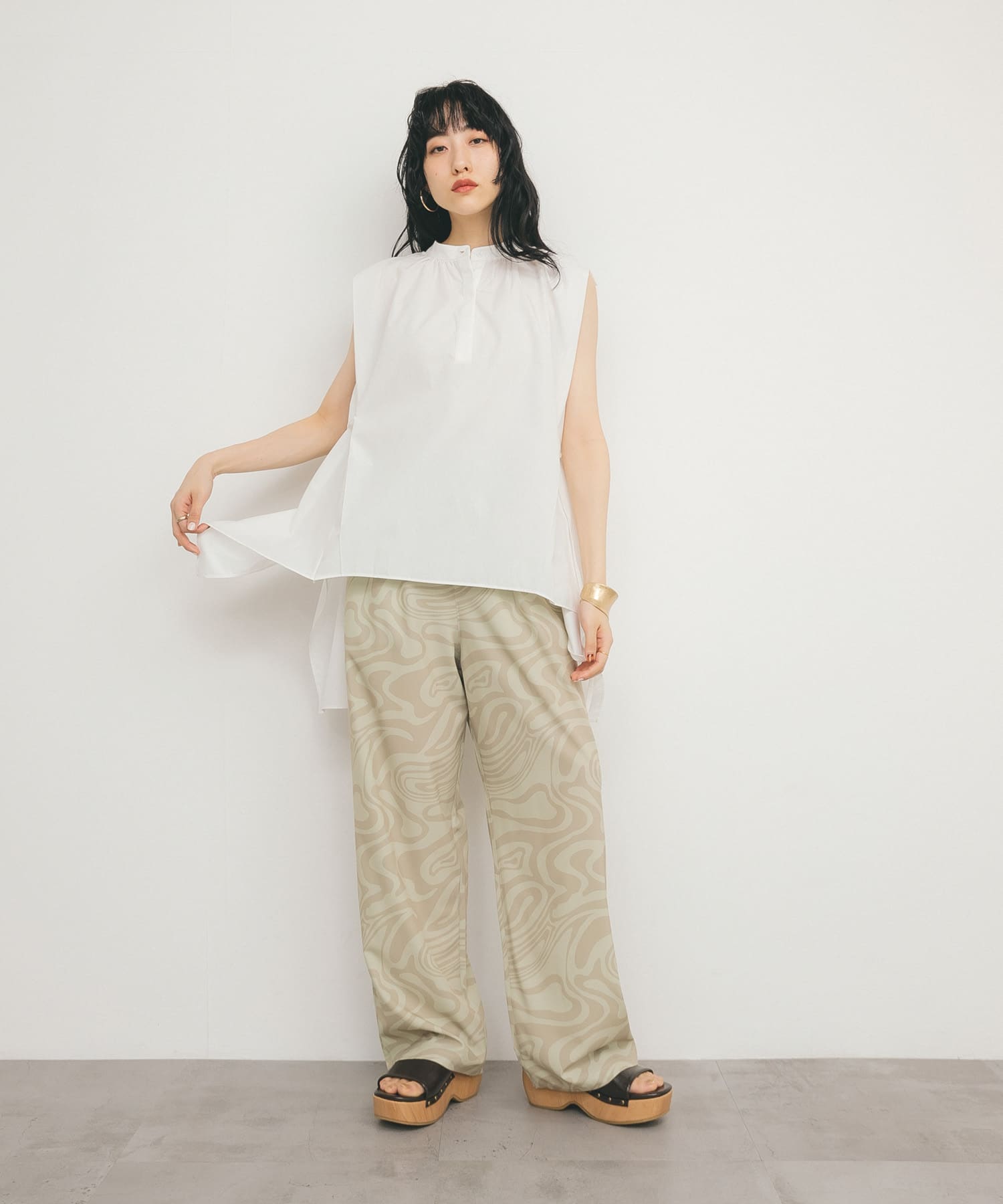 身長：160cm サイズ：one