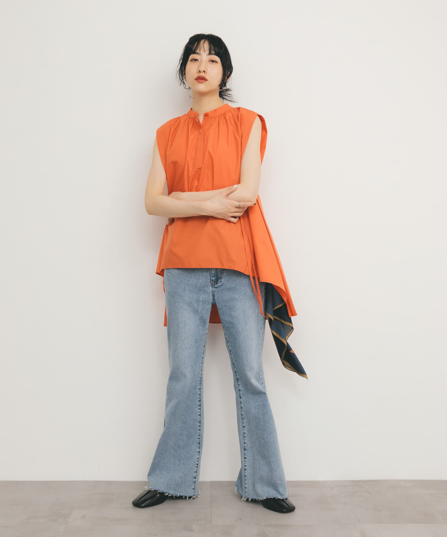 身長：160cm サイズ：one