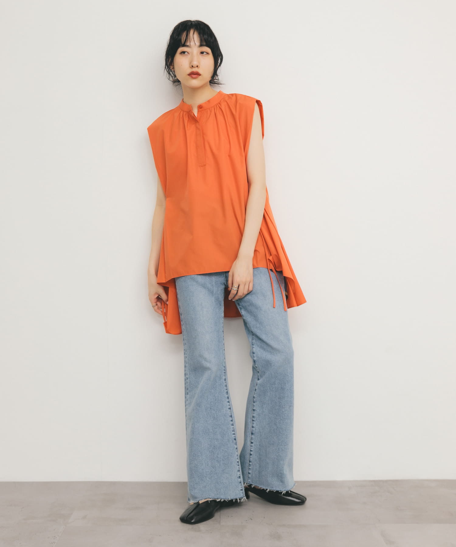 身長：160cm サイズ：one