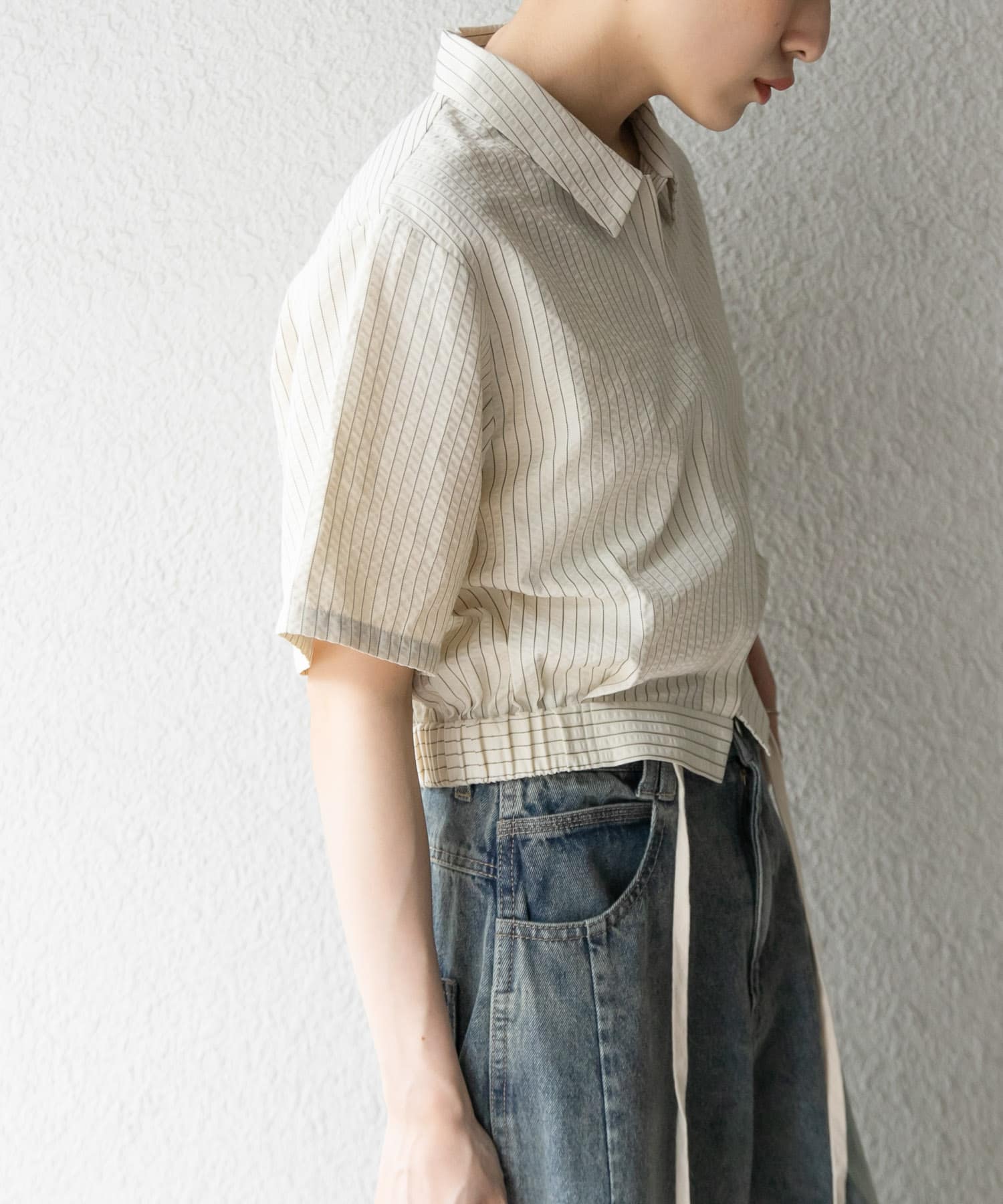 身長：160cm サイズ：one