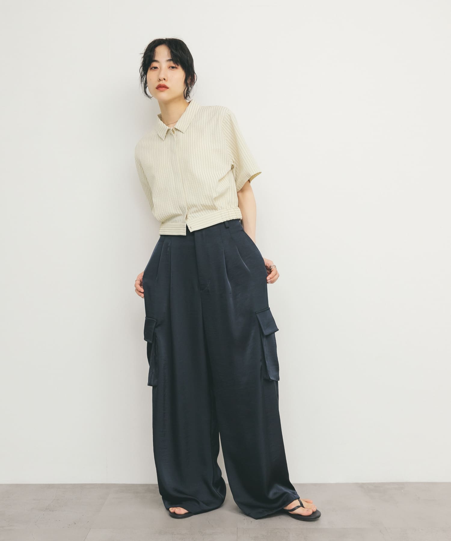 身長：160cm サイズ：one