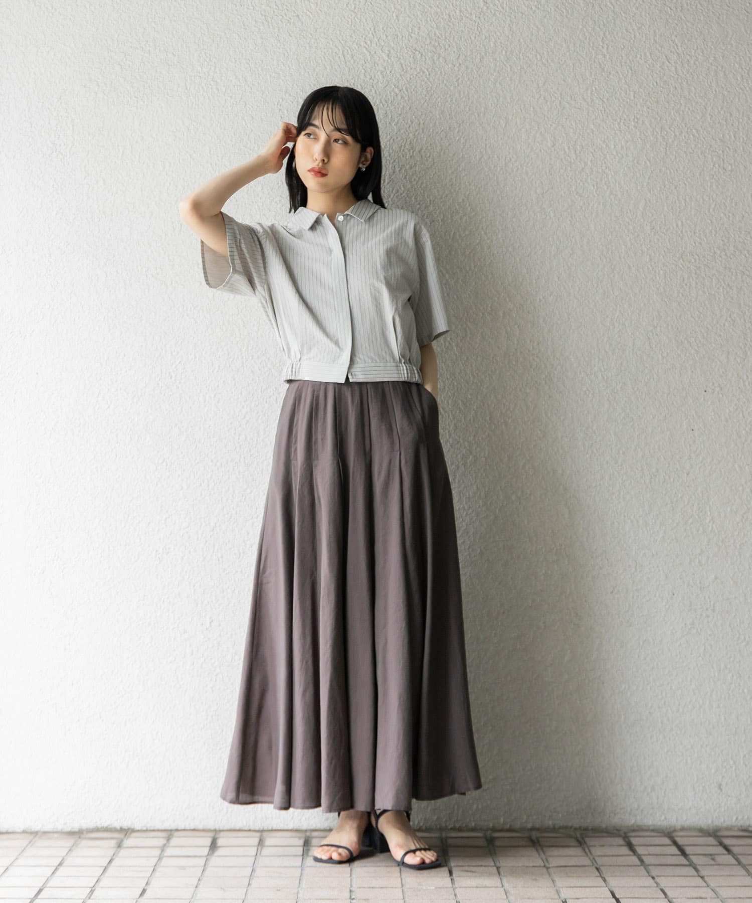 身長：160cm サイズ：one