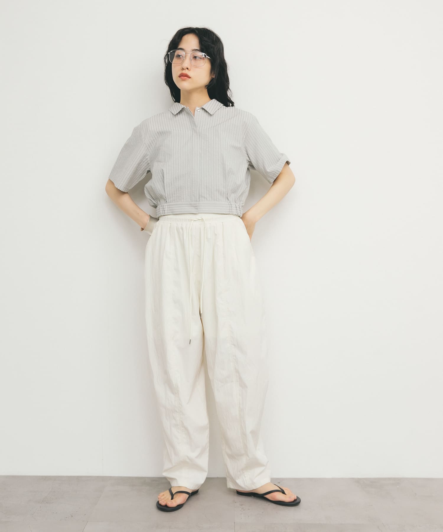 身長：160cm サイズ：one