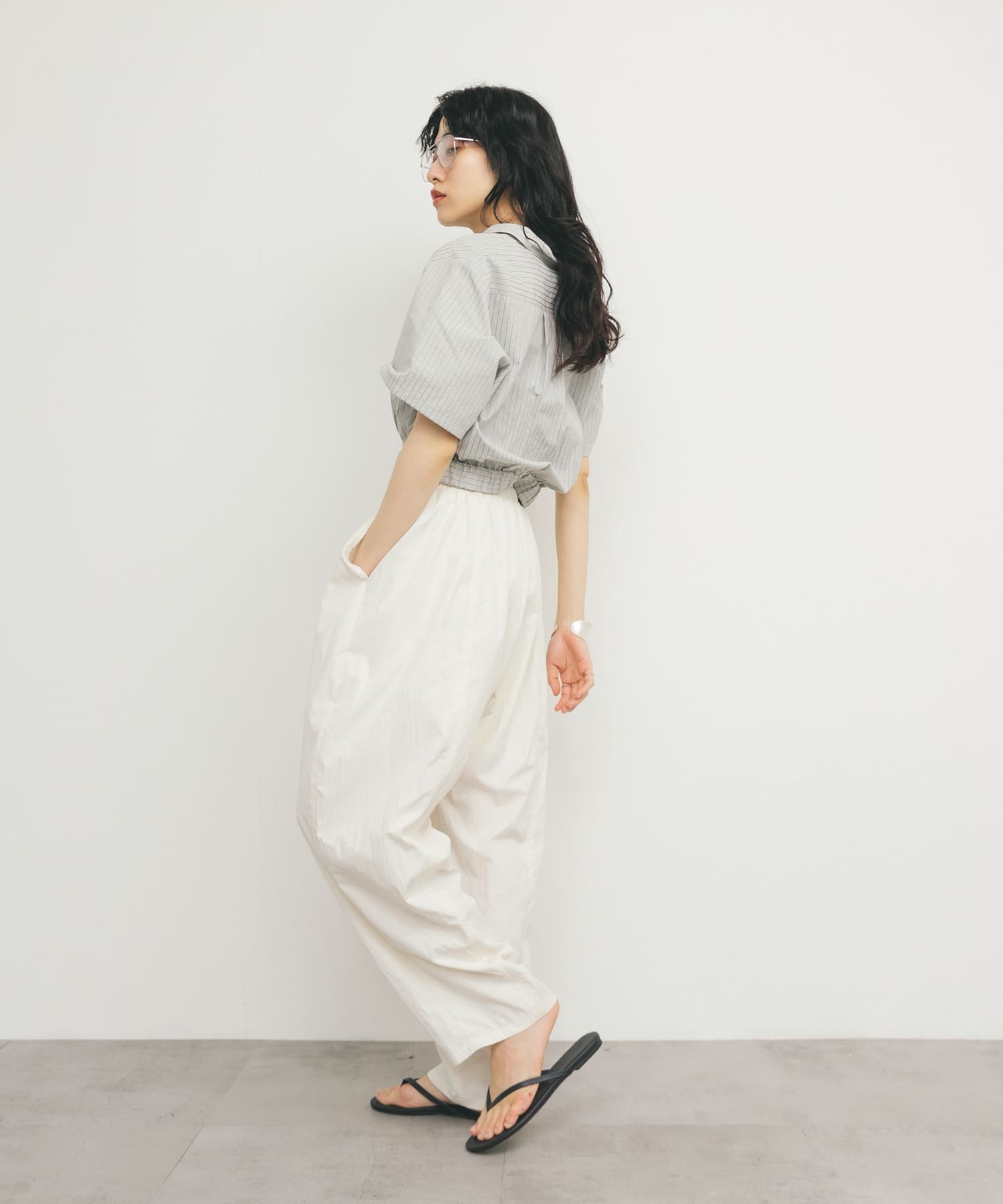 身長：160cm サイズ：one