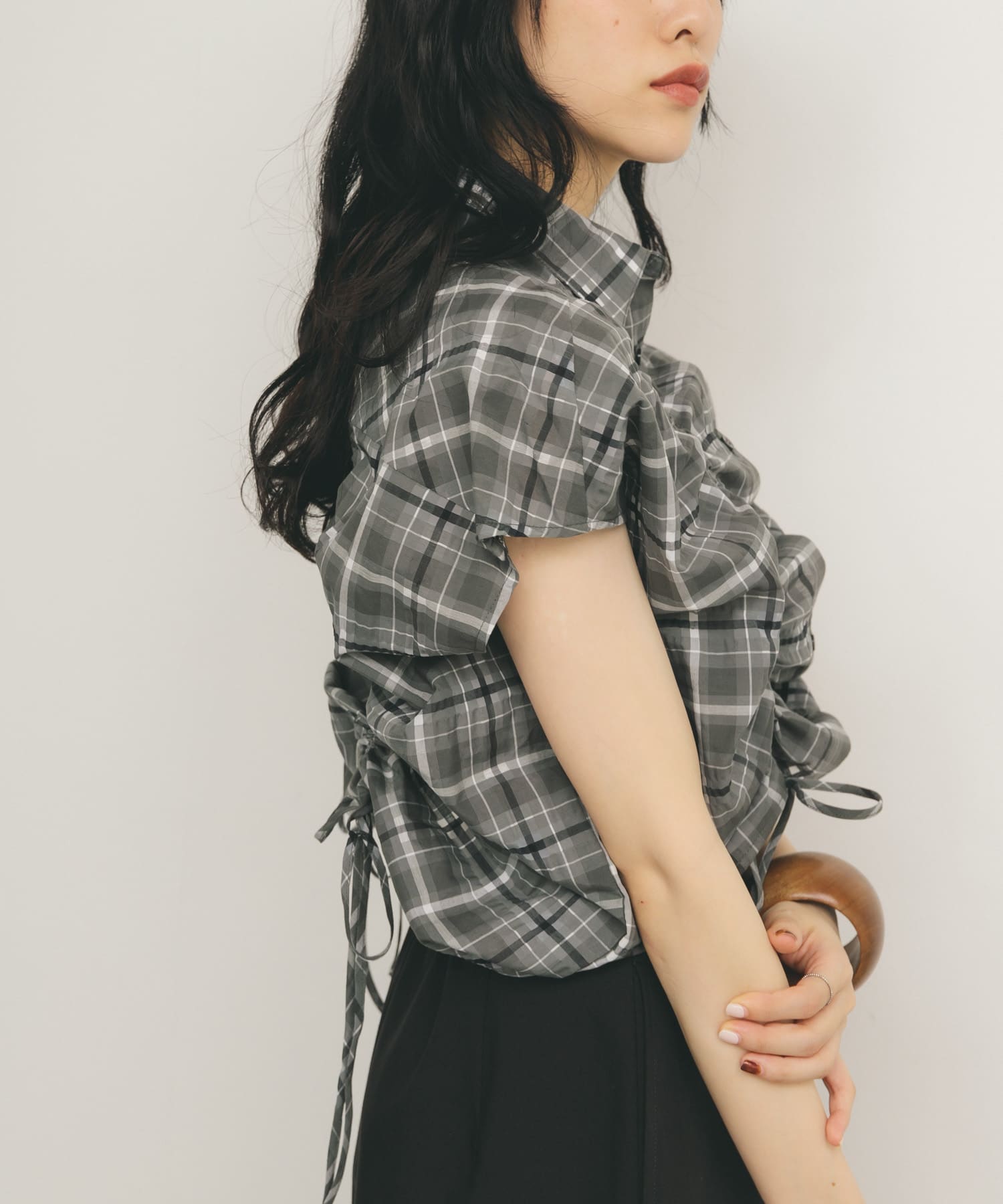 身長：160cm サイズ：one