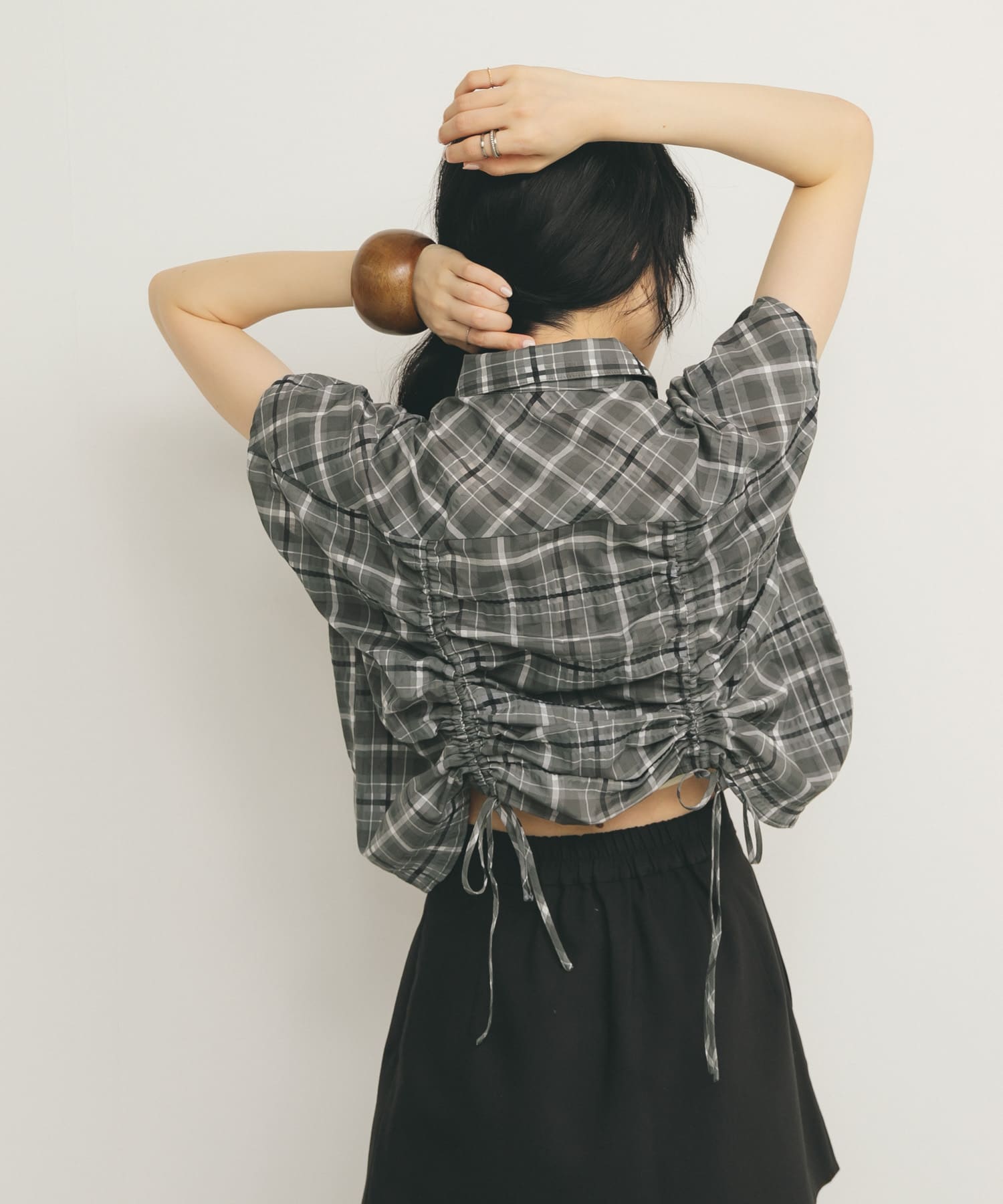 身長：160cm サイズ：one