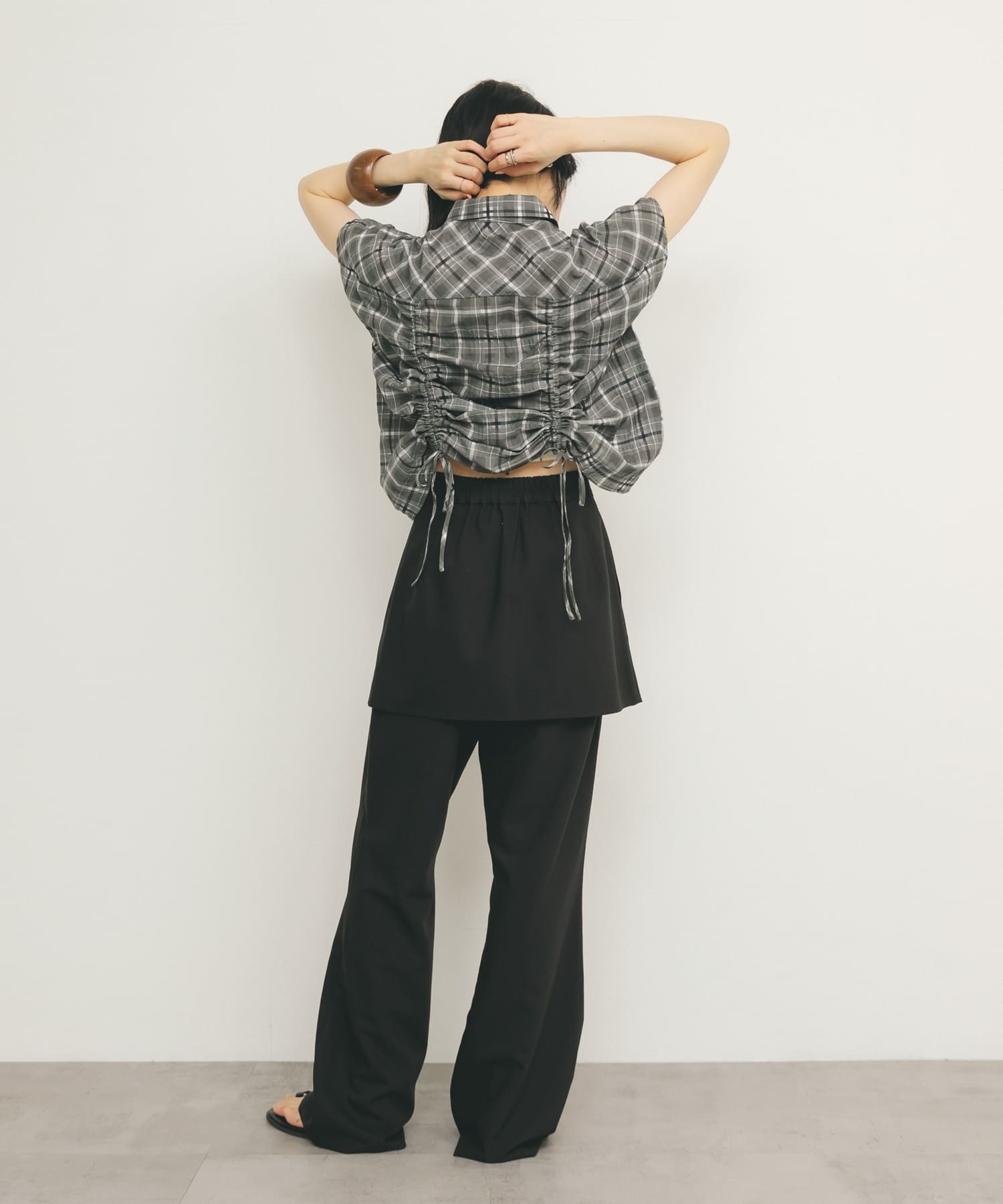 身長：160cm サイズ：one