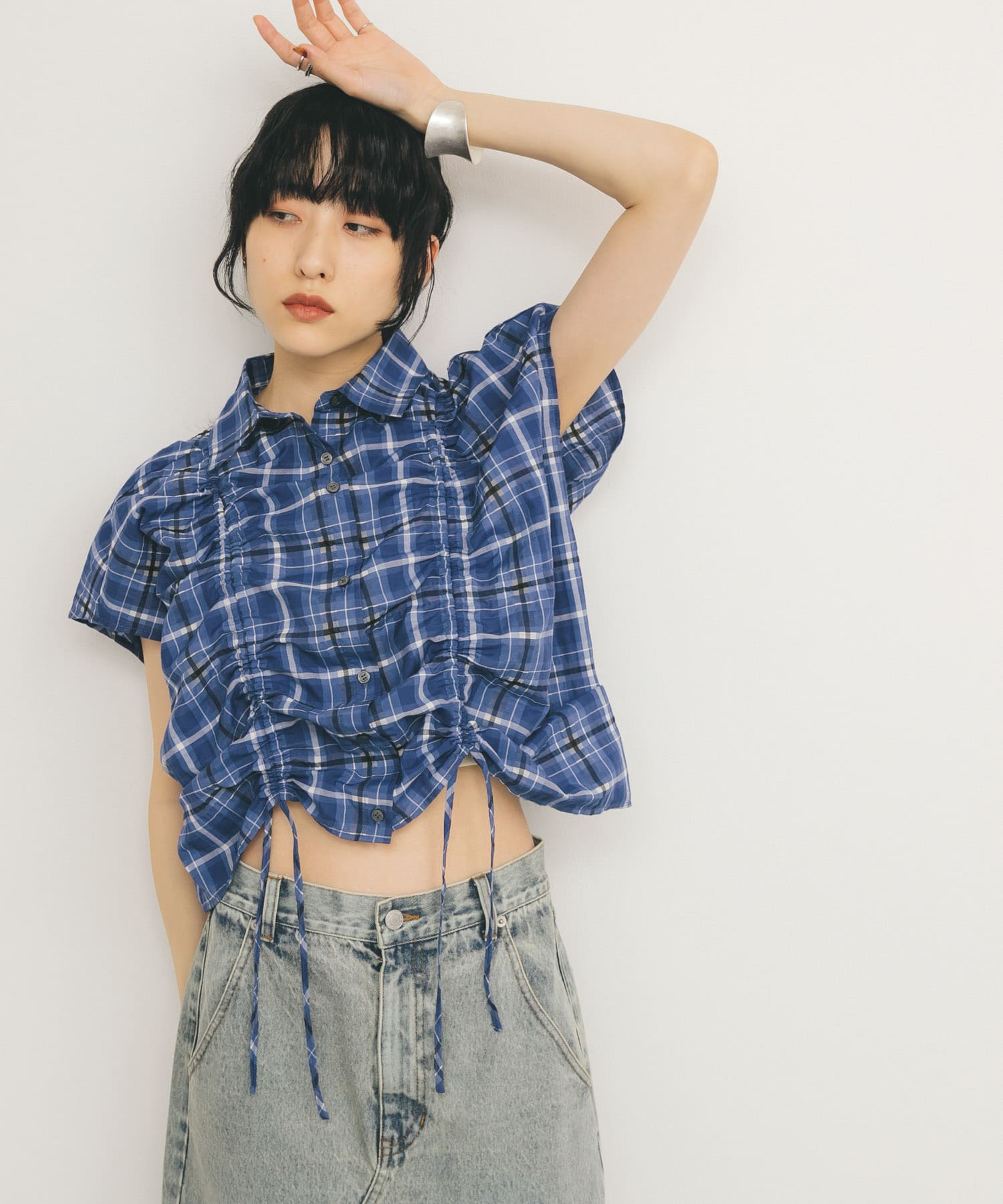 身長：160cm サイズ：one
