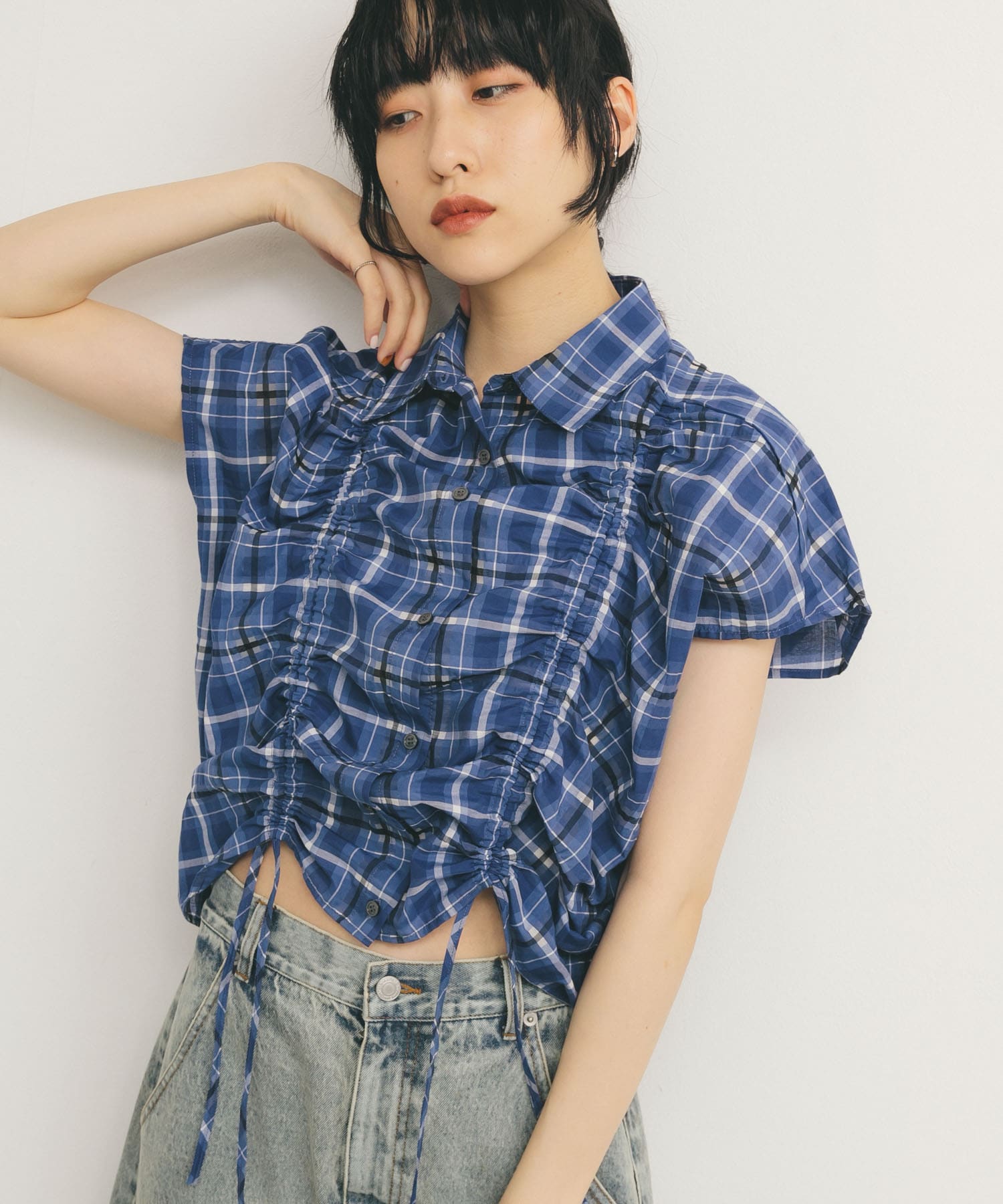 身長：160cm サイズ：one