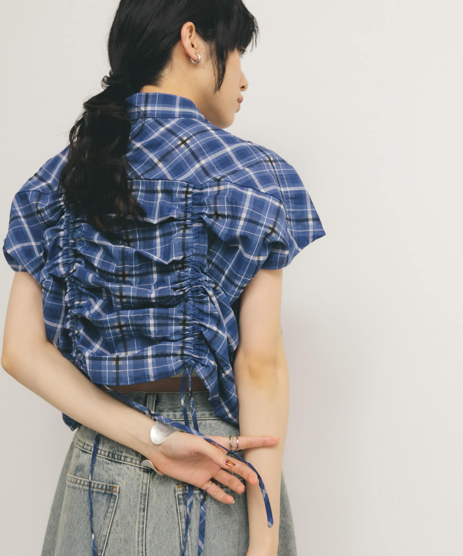 身長：160cm サイズ：one