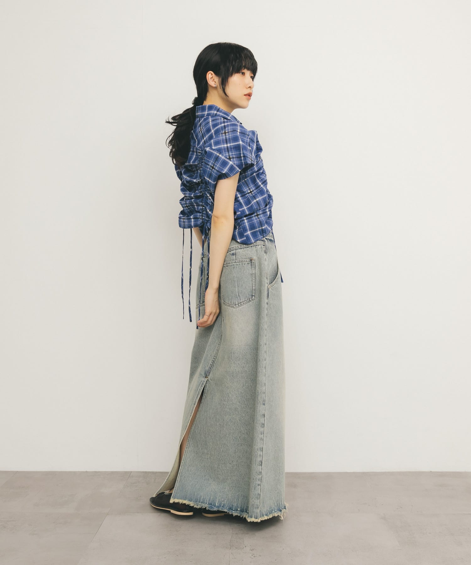 身長：160cm サイズ：one