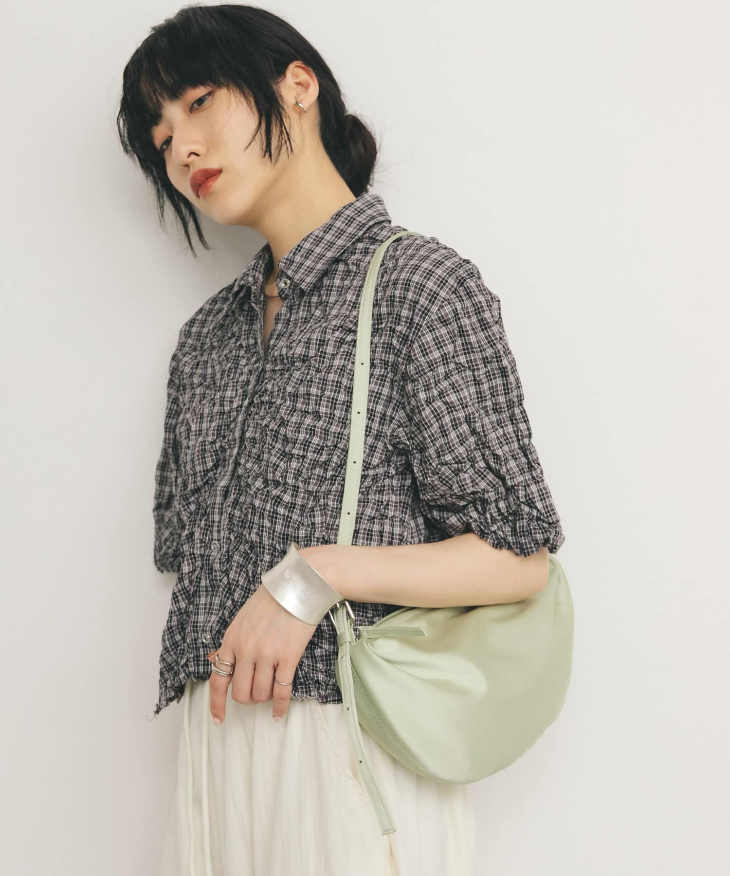 身長：160cm サイズ：one