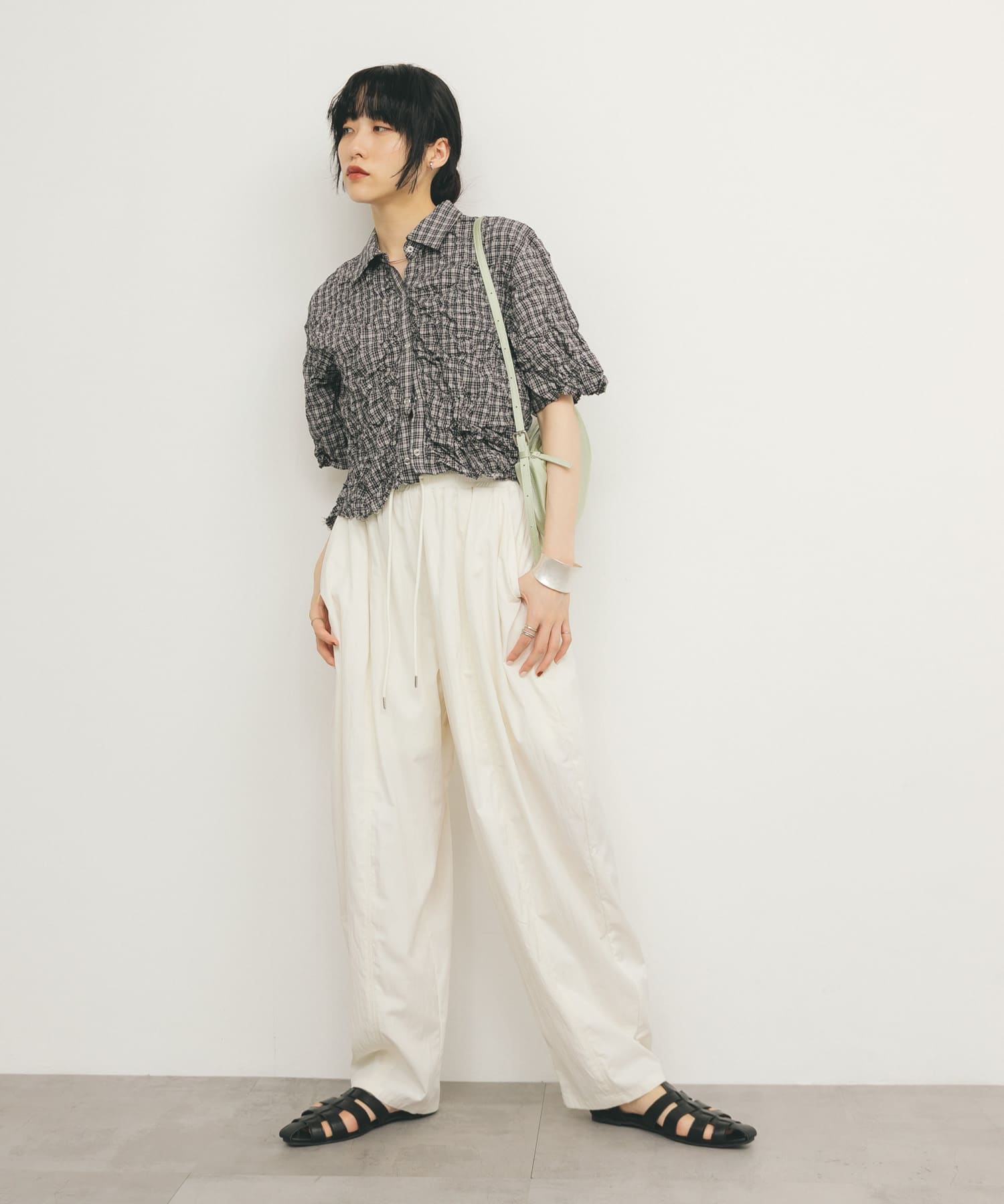 身長：160cm サイズ：one