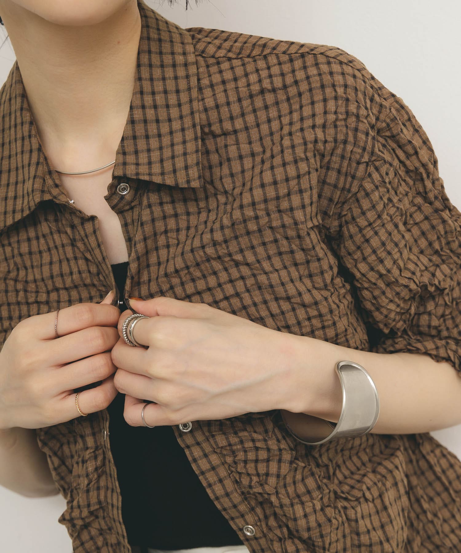 身長：160cm サイズ：one