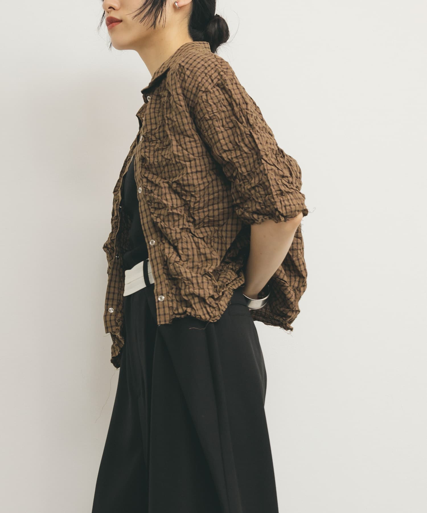 身長：160cm サイズ：one