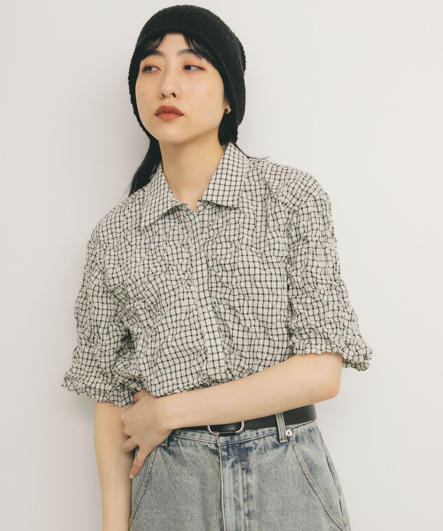 身長：160cm サイズ：one