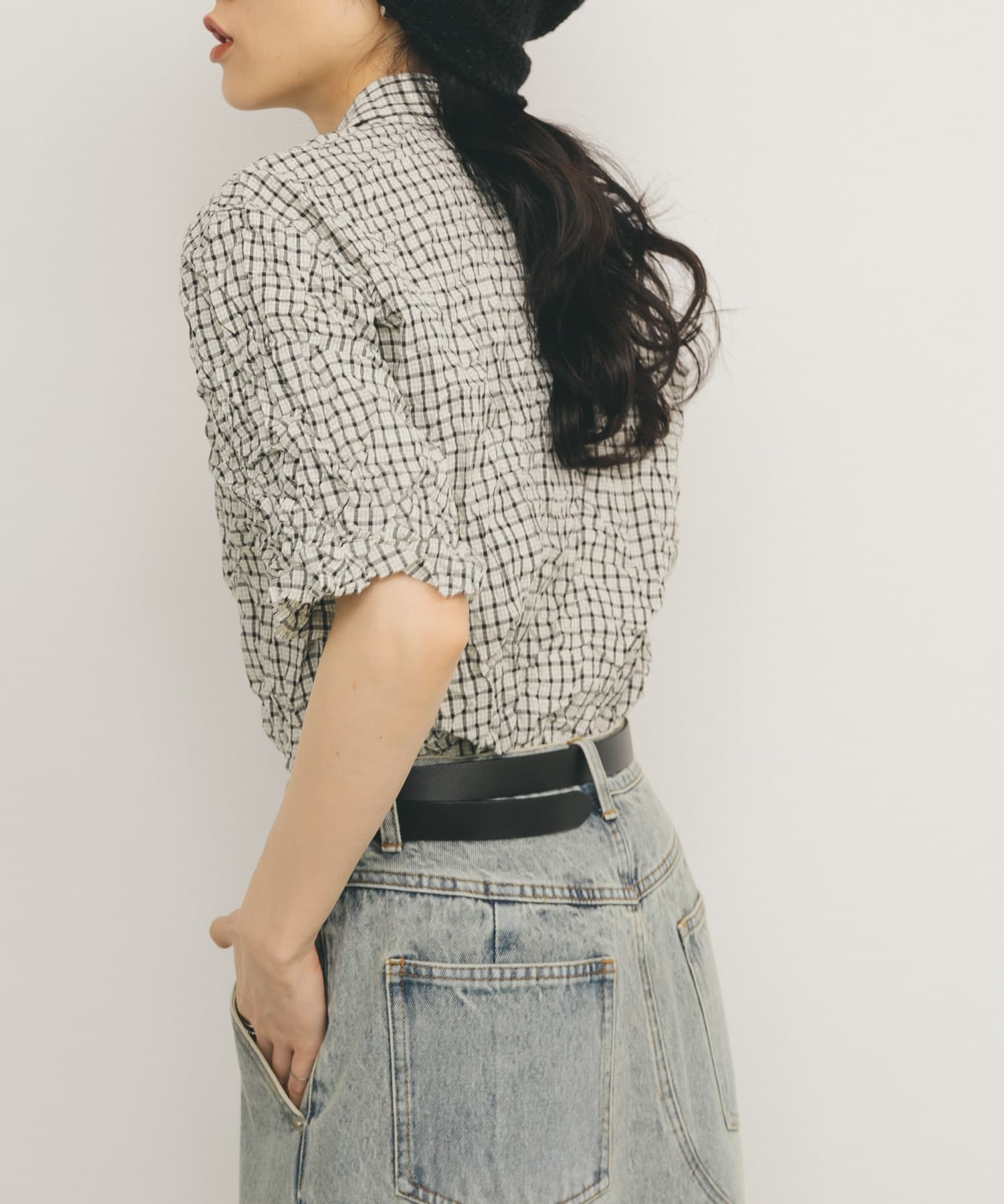 身長：160cm サイズ：one