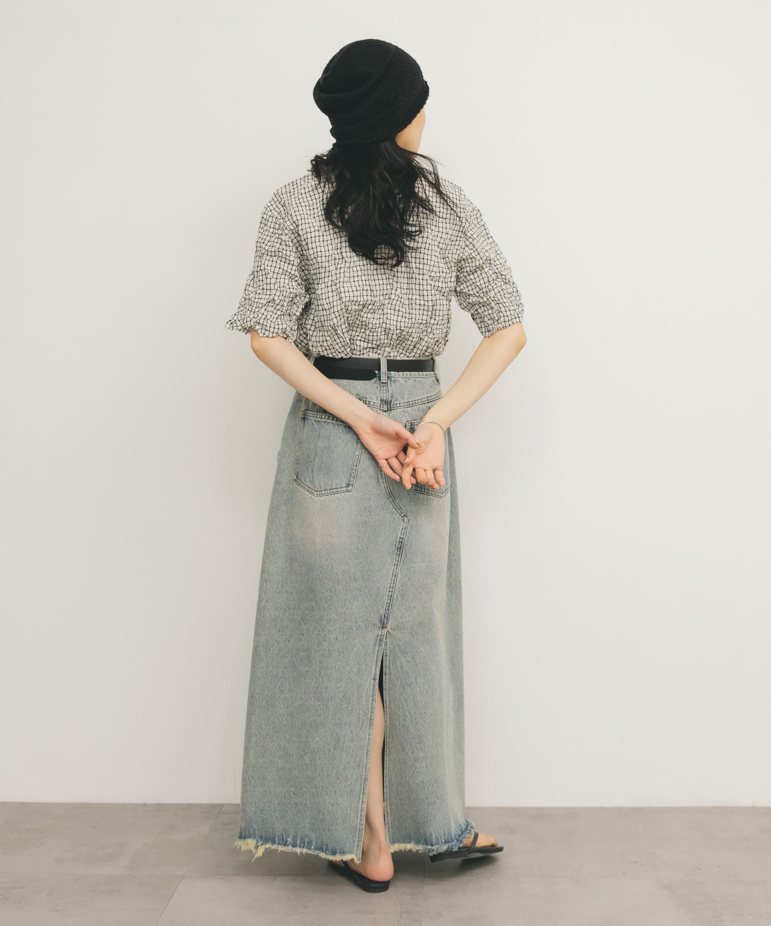 身長：160cm サイズ：one