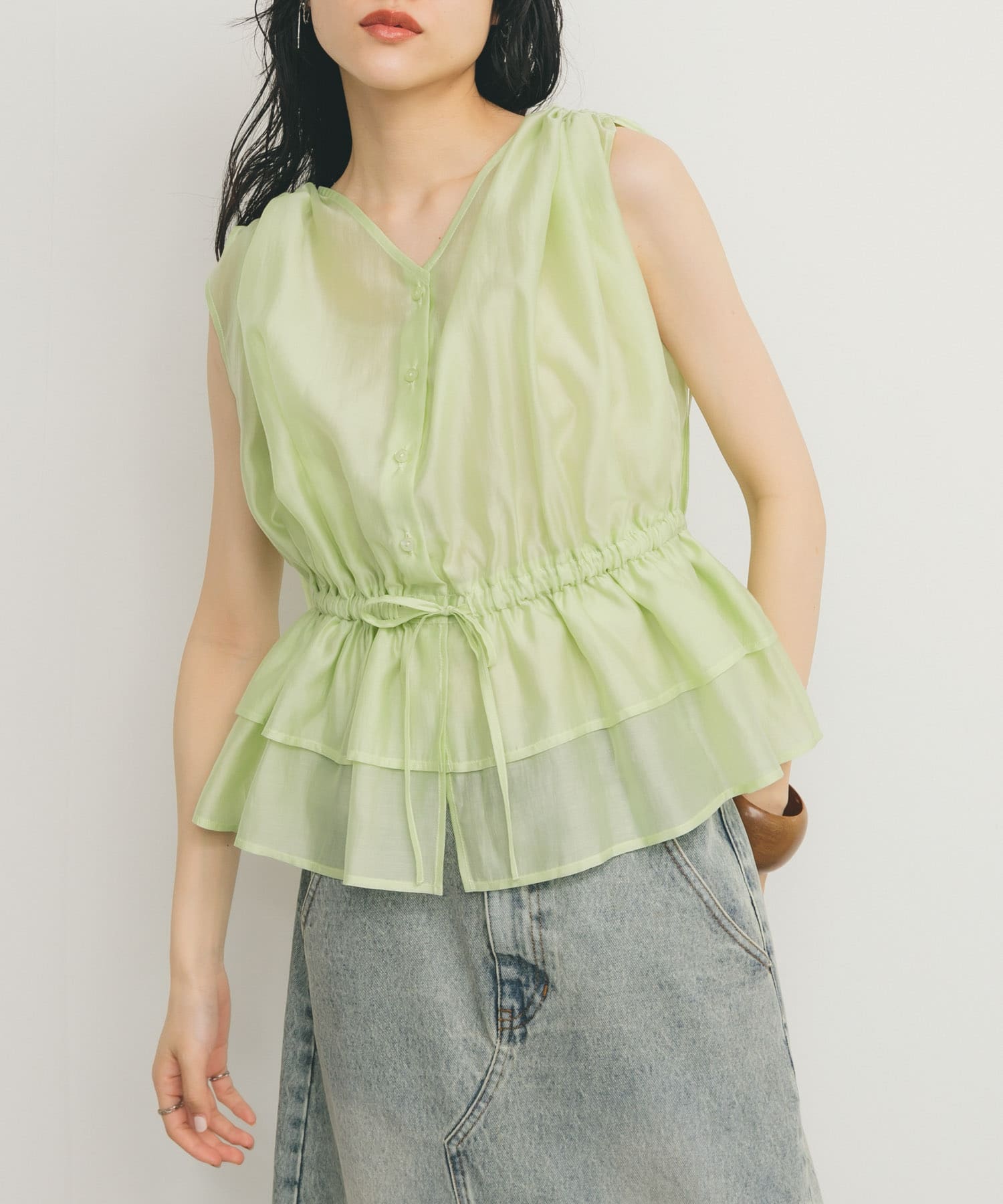 身長：160cm サイズ：one