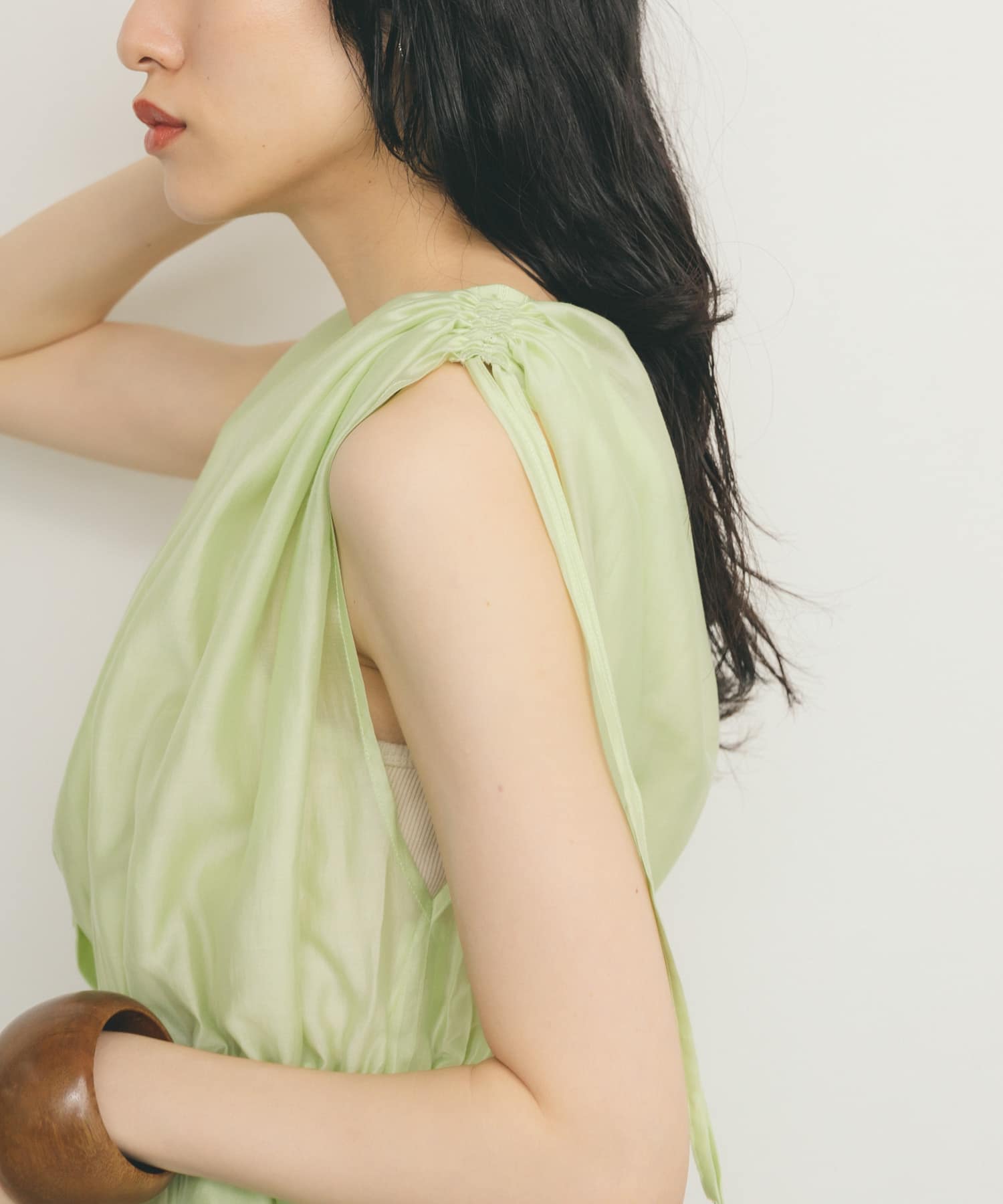 身長：160cm サイズ：one