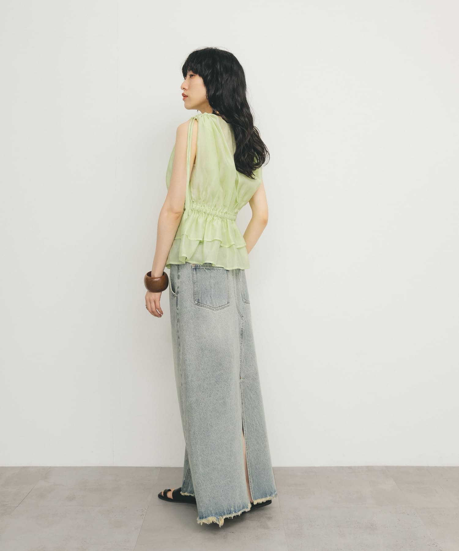 身長：160cm サイズ：one