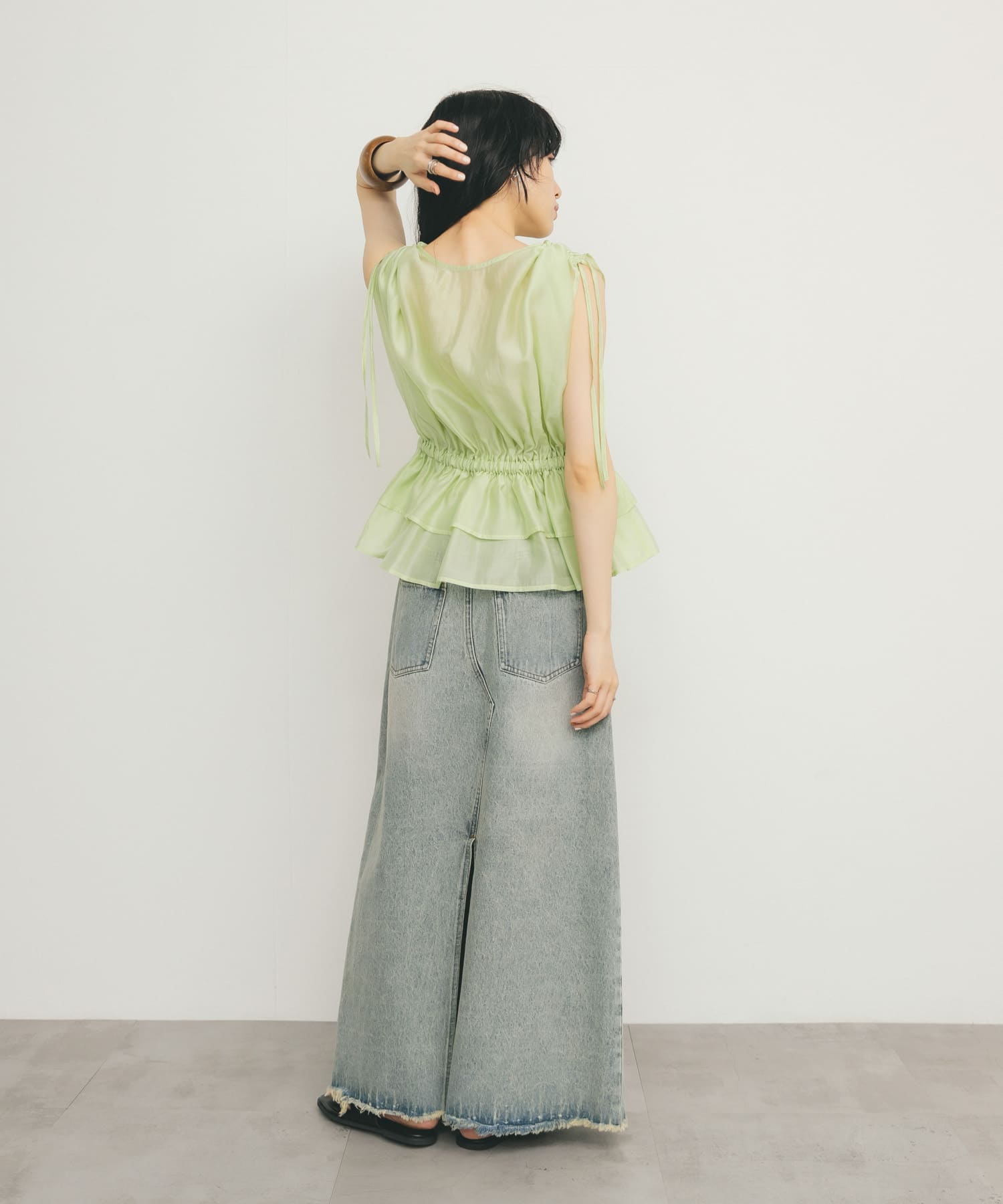 身長：160cm サイズ：one