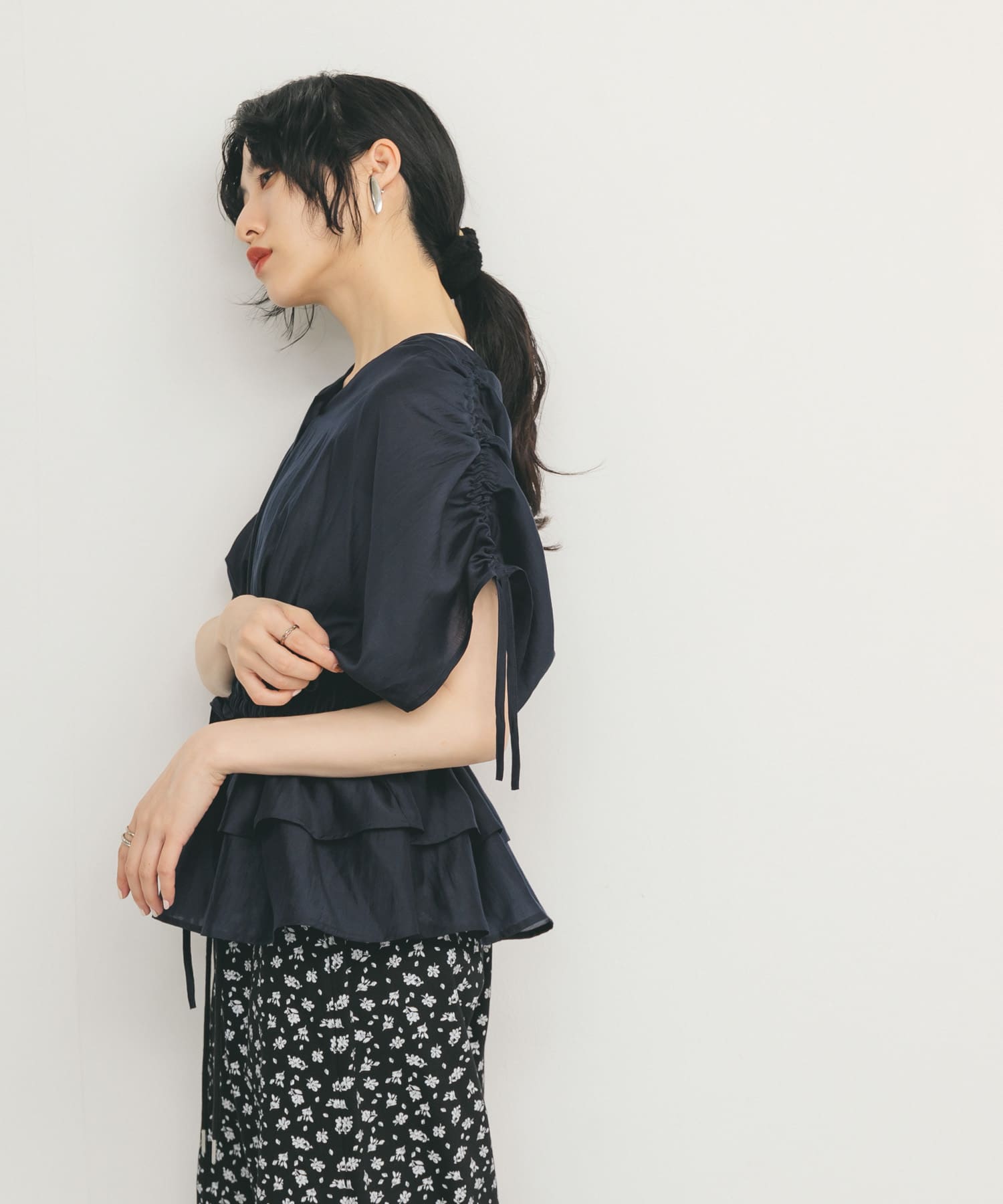 身長：160cm サイズ：one