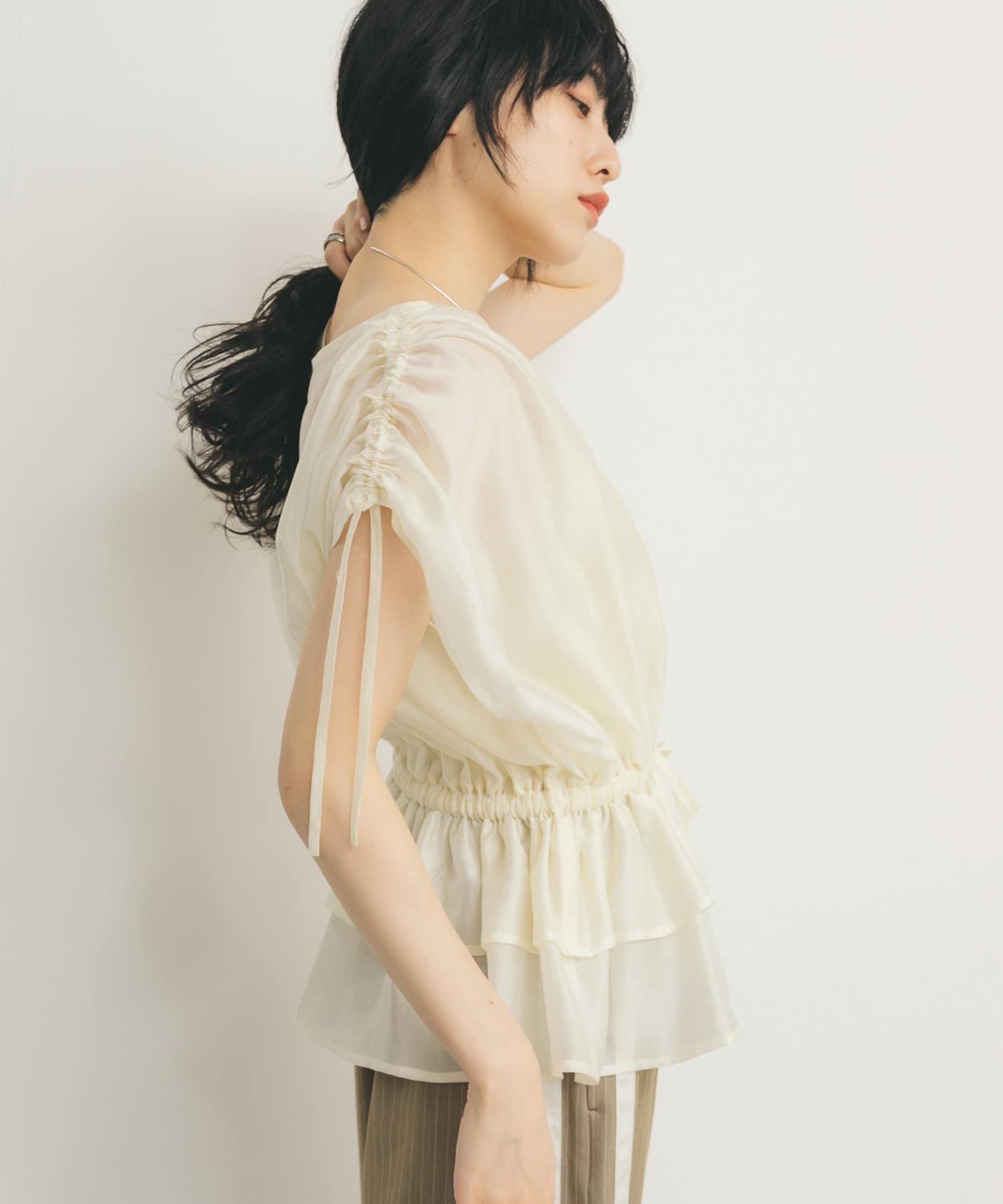 身長：160cm サイズ：one