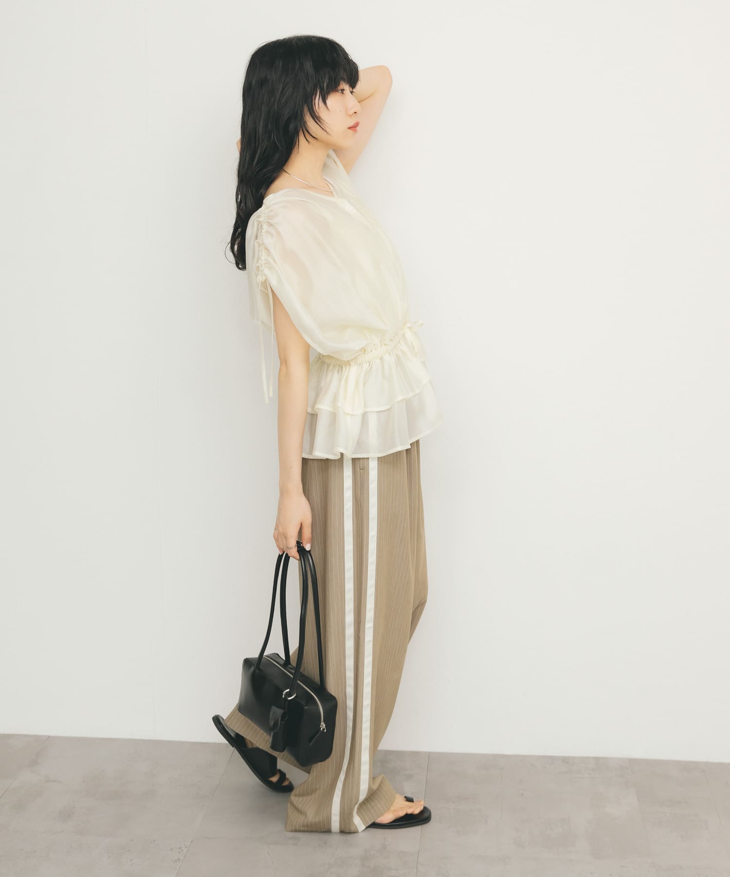 身長：160cm サイズ：one