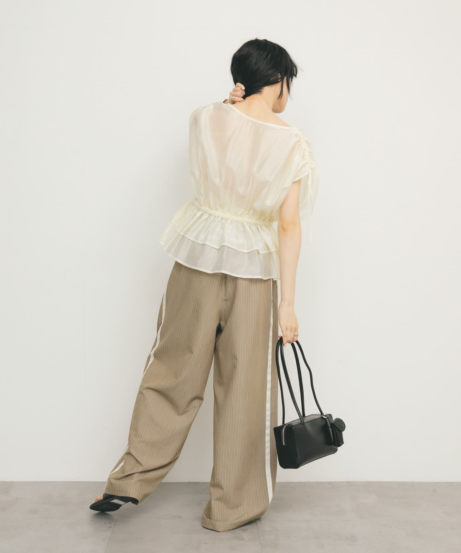 身長：160cm サイズ：one