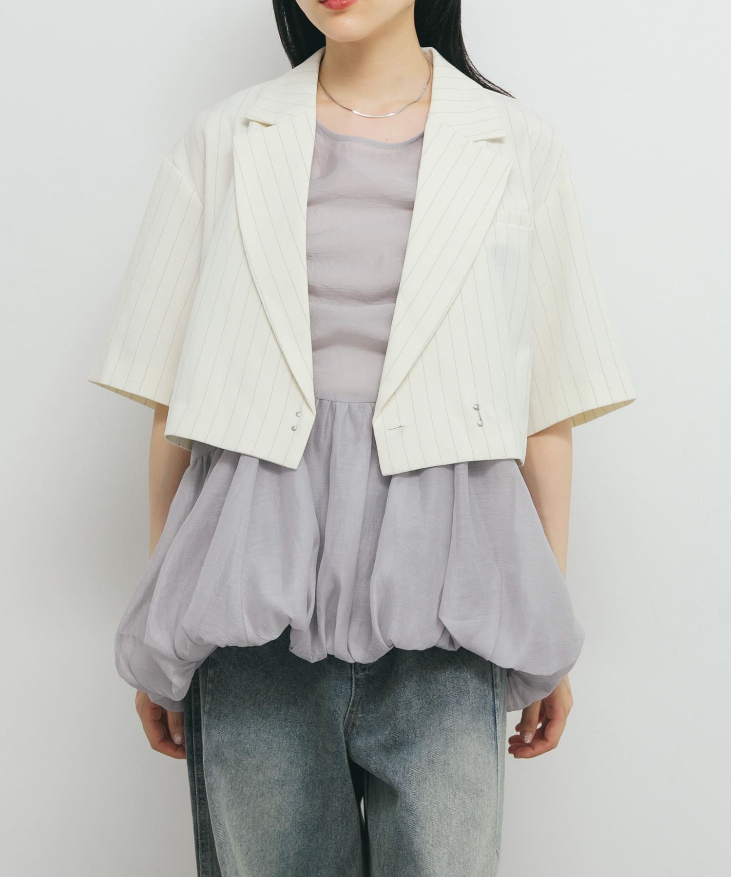 身長：160cm サイズ：one