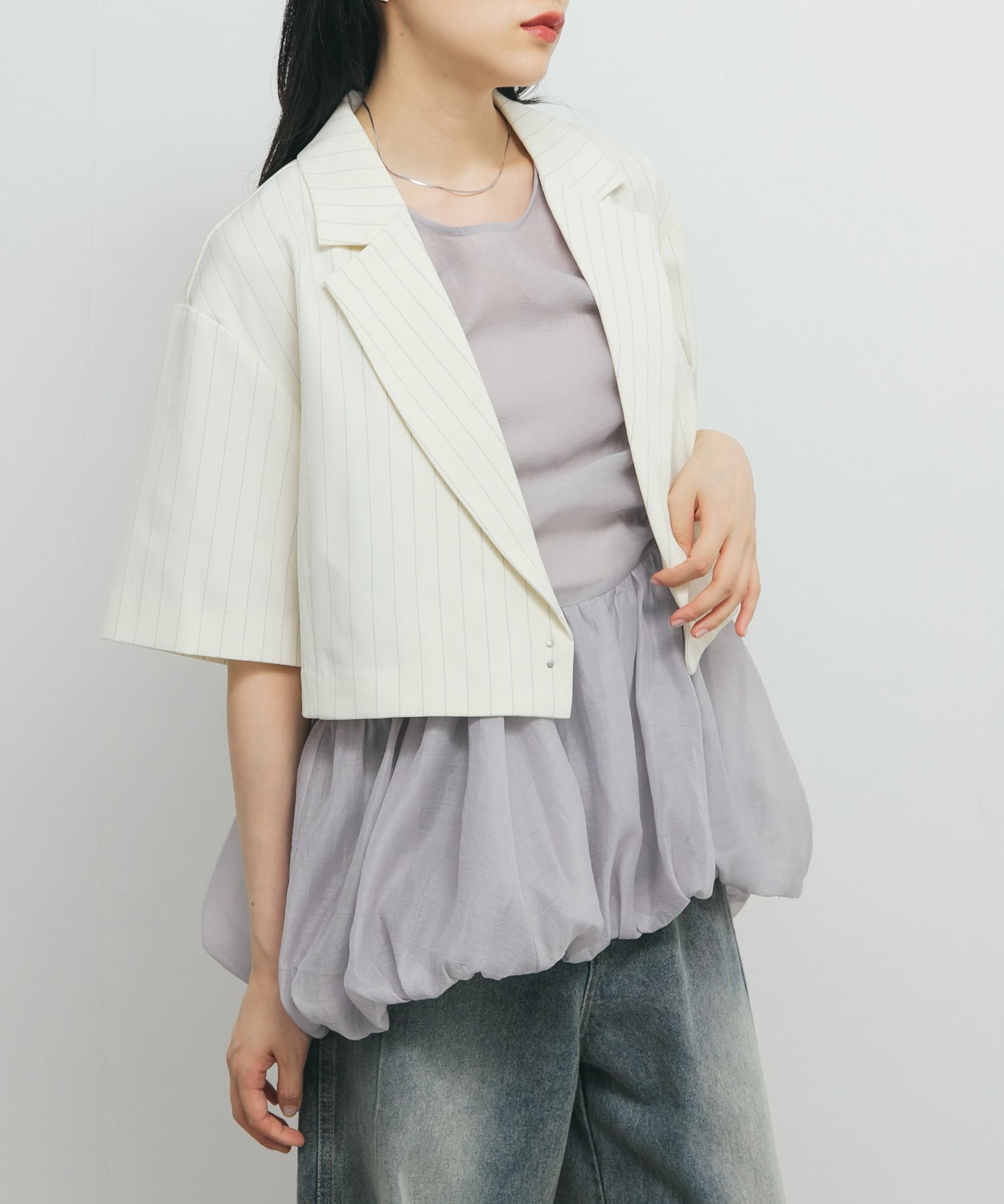 身長：160cm サイズ：one