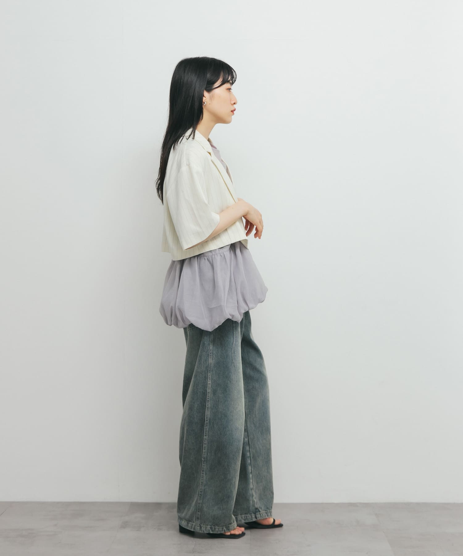 身長：160cm サイズ：one