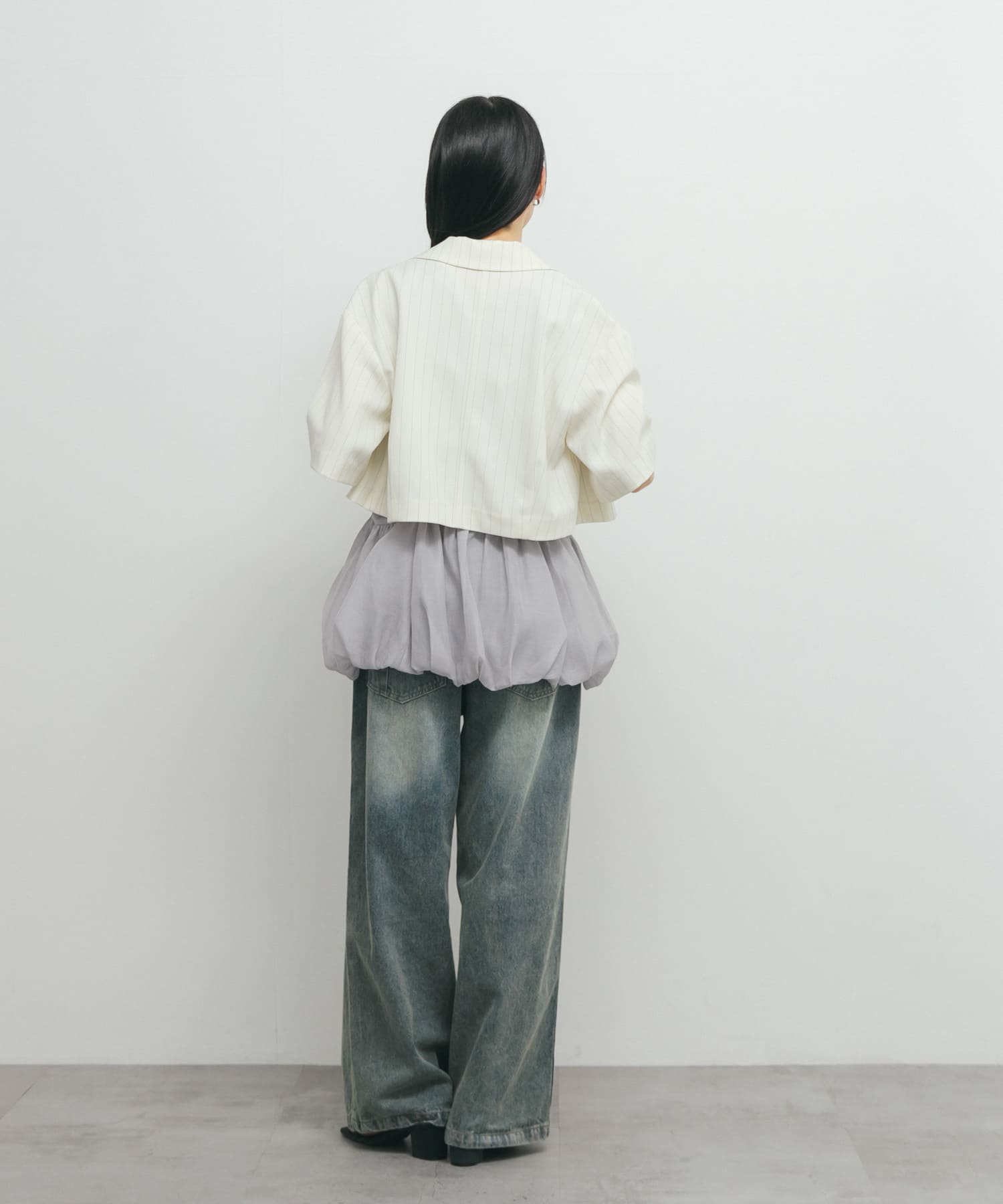 身長：160cm サイズ：one