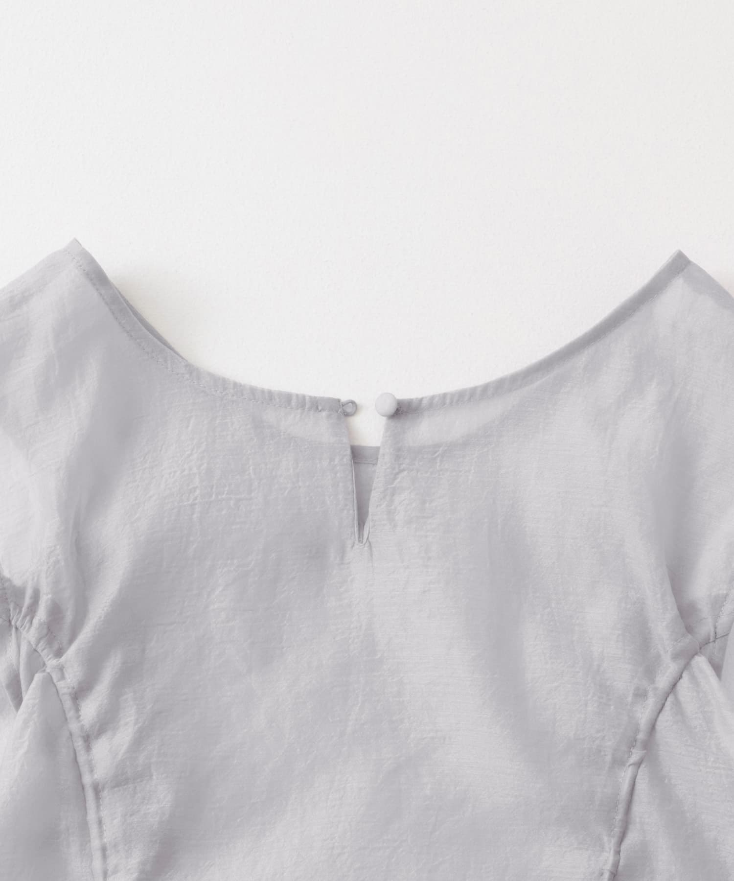 ドロストバルーンスリーブレストップス MAUVE GRAY one